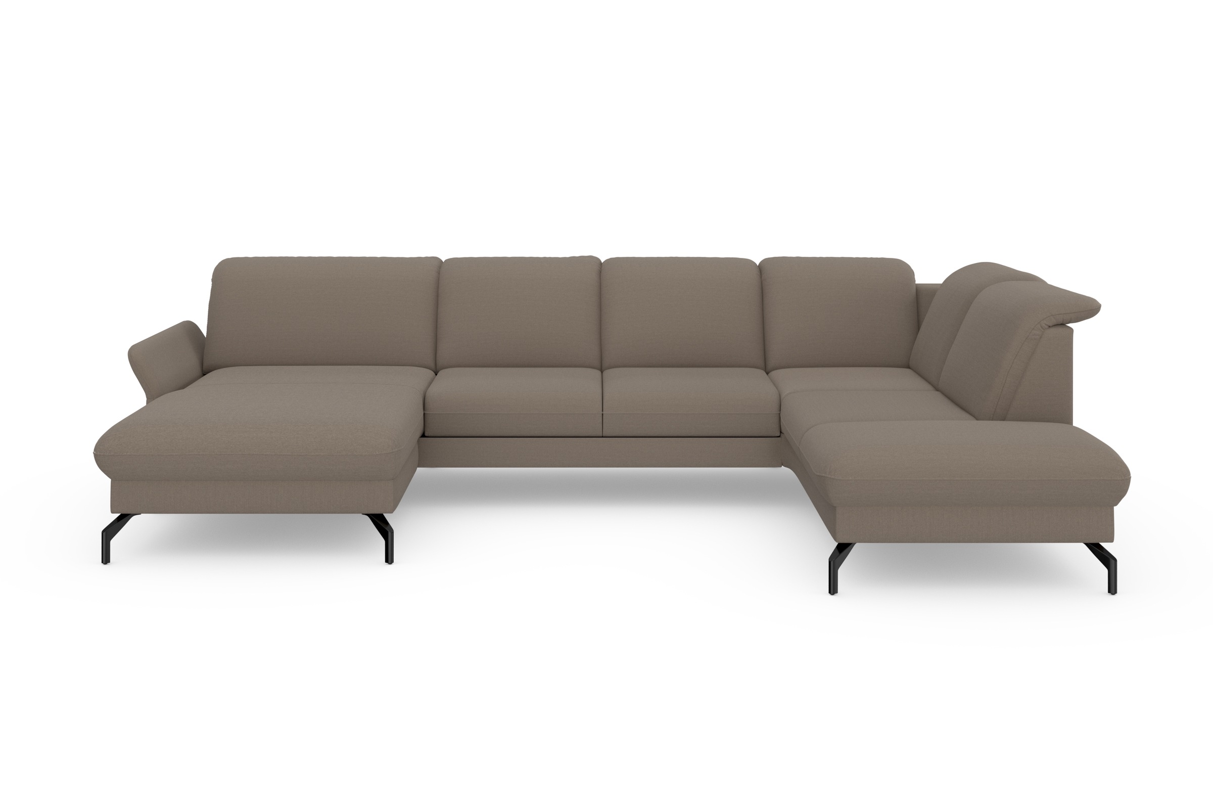 sit&more Wohnlandschaft »Fashion U-Form«, wahlweise mit Kopfteilverstellung günstig online kaufen