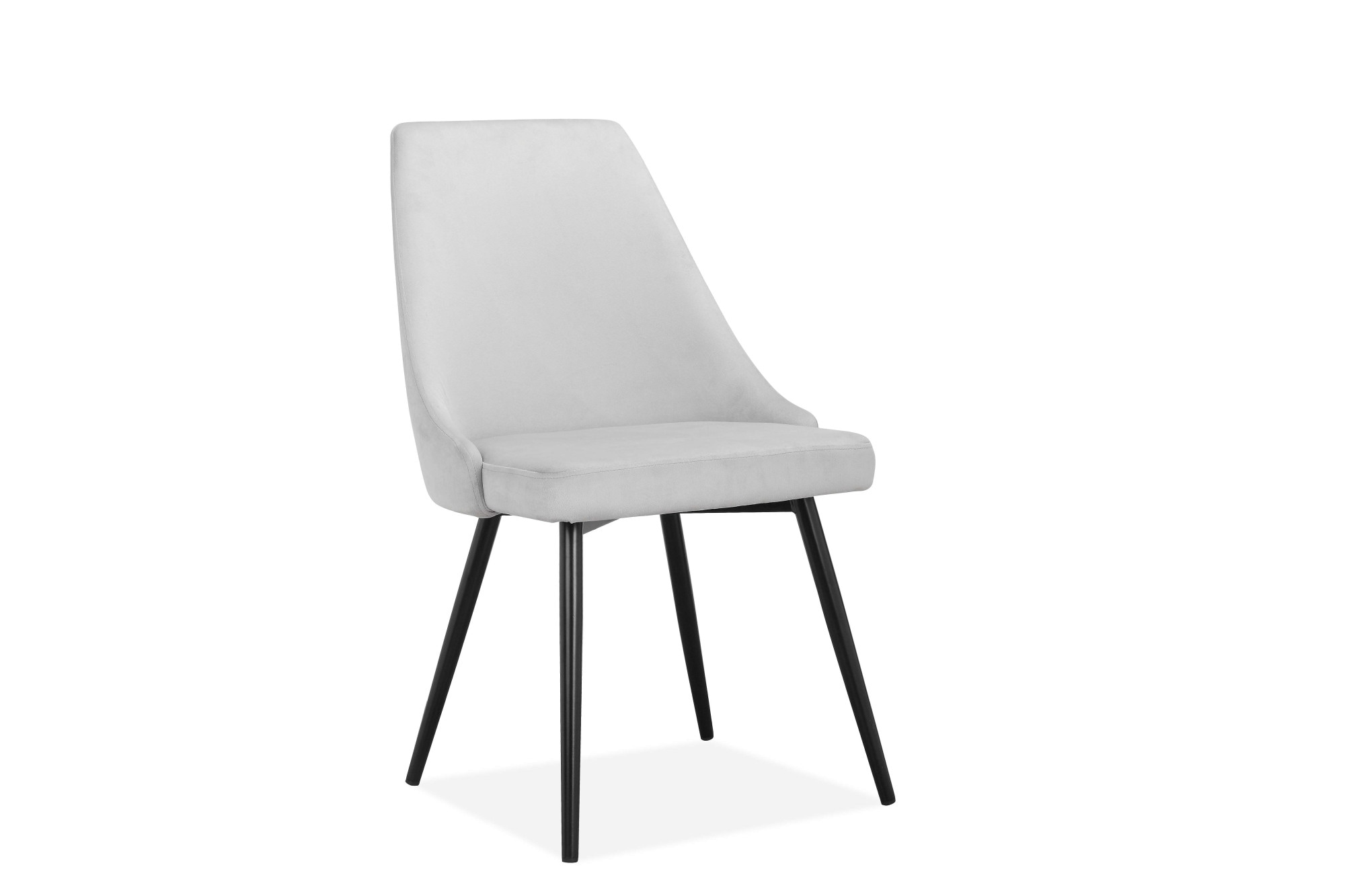 INOSIGN Essgruppe »Danny-Malio«, (Set, 5 tlg., Set 140 cm), Glastisch 140x80 cm mit 4 Stühlen (Veloursstoff), Gestell aus Metall