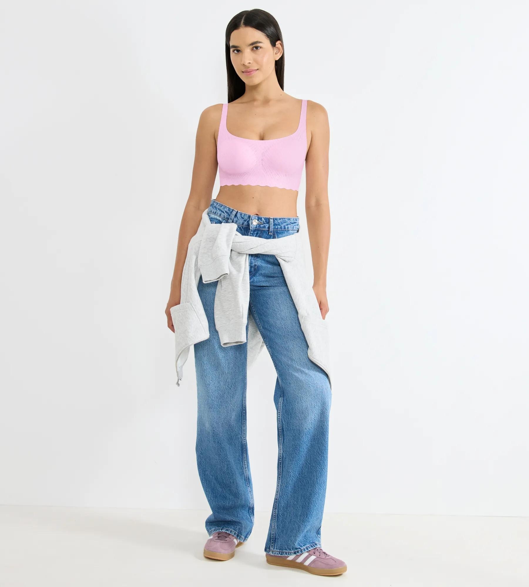 sloggi Bustier »ZERO Feel Bliss« mit herausnehmbaren, atmungsaktiven Pads und Stretch-Spitze