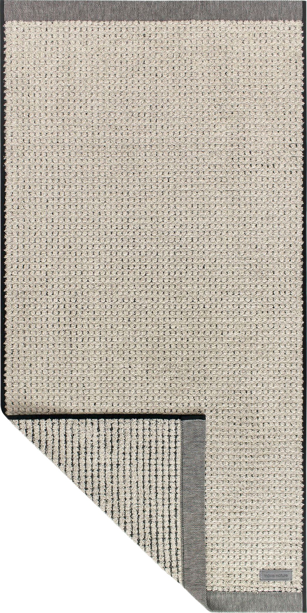 Möve Duschtücher »Eden Piquee«, (1 St., Badetuch 80 x 150 cm), mit Lederetikett