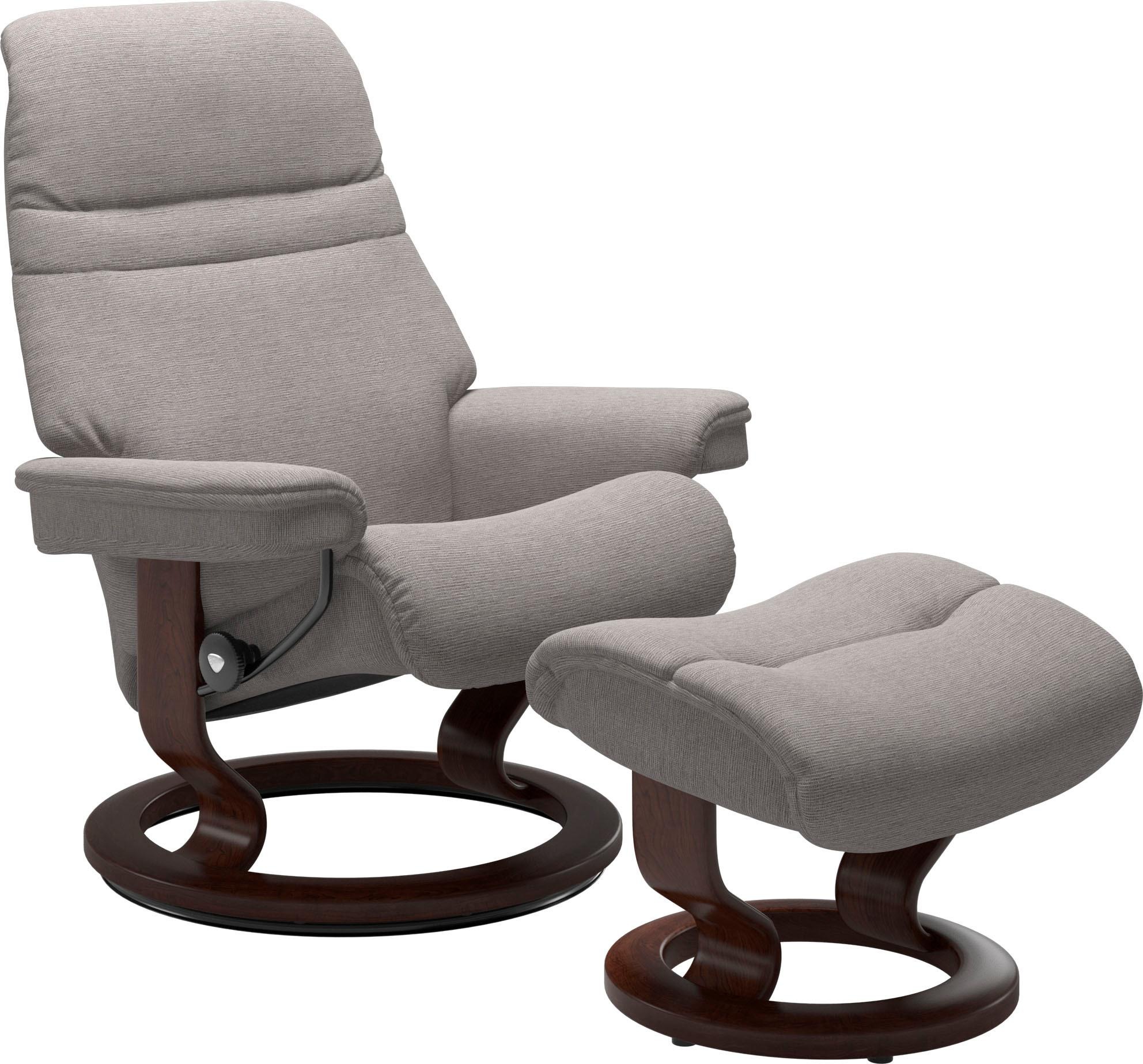 Stressless® Relaxsessel »Sunrise«, mit Classic Base, Größe S, Gestell Braun günstig online kaufen