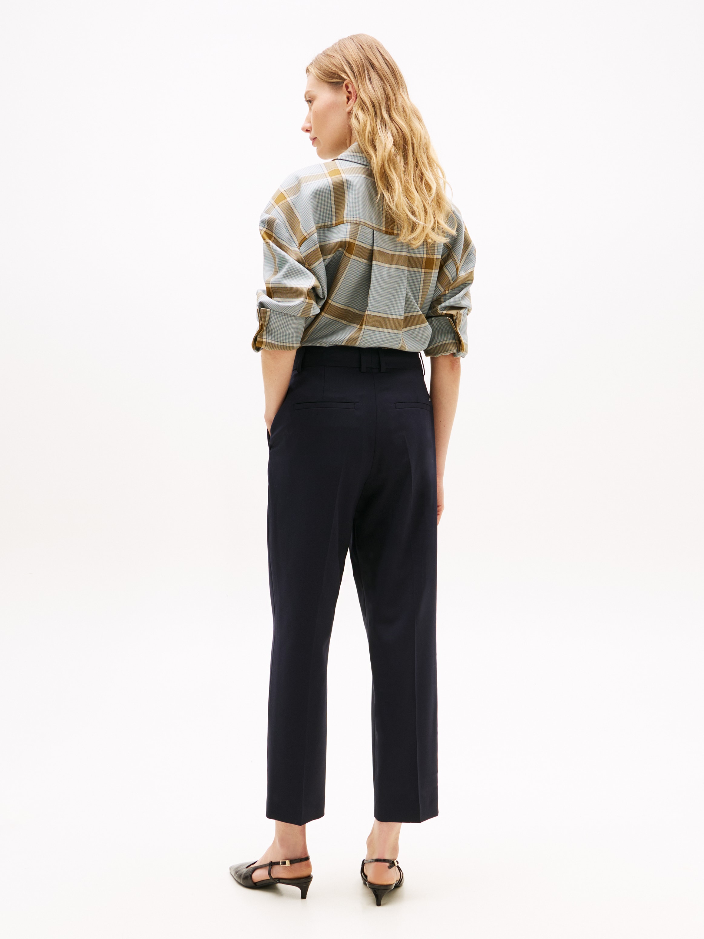 Tommy Hilfiger Anzughose »TIMELESS WOOL SLIM STRT PANT«  mit Wolle