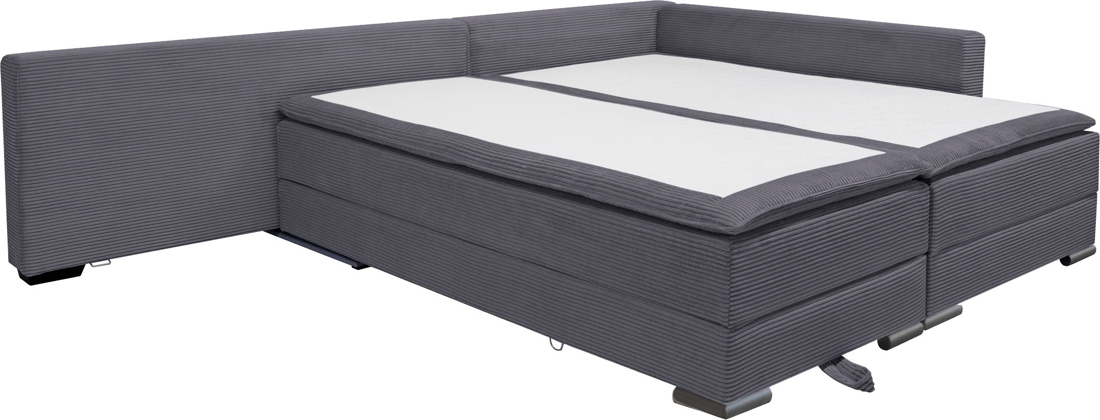 INOSIGN Ecksofa »Night & Day L-Form mit Dauer-Schlaffunktion, Cord-Bezug!«, inklusive Bettfunktion und Bettkasten