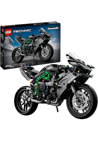 Konstruktionsspielsteine »Kawasaki Ninja H2R Motorrad (42170), LEGO® Technic«, (643 St.)