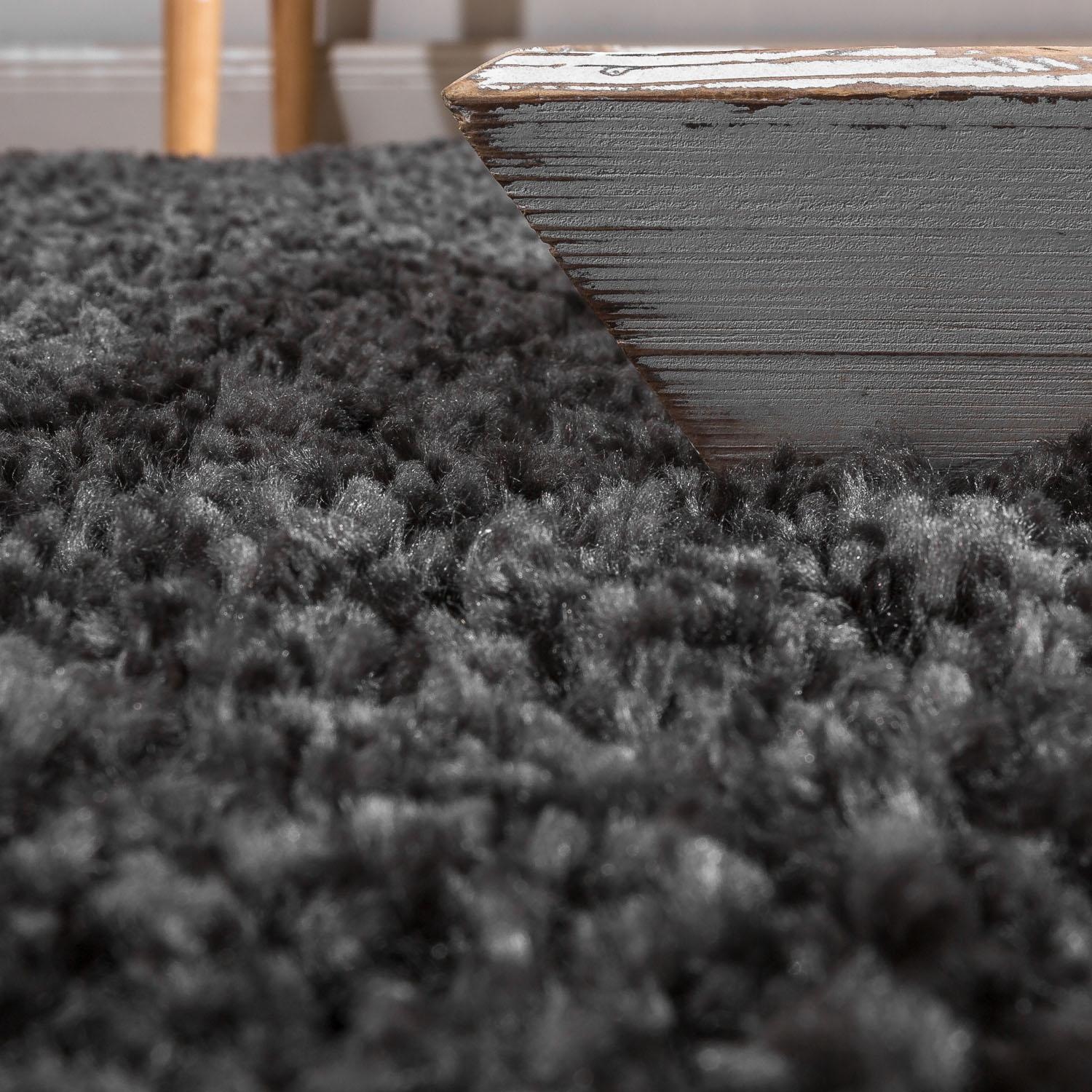 Paco Home Hochflor-Teppich »Sky 250«, rechteckig, 34 mm Höhe, gewebt, Uni-F günstig online kaufen