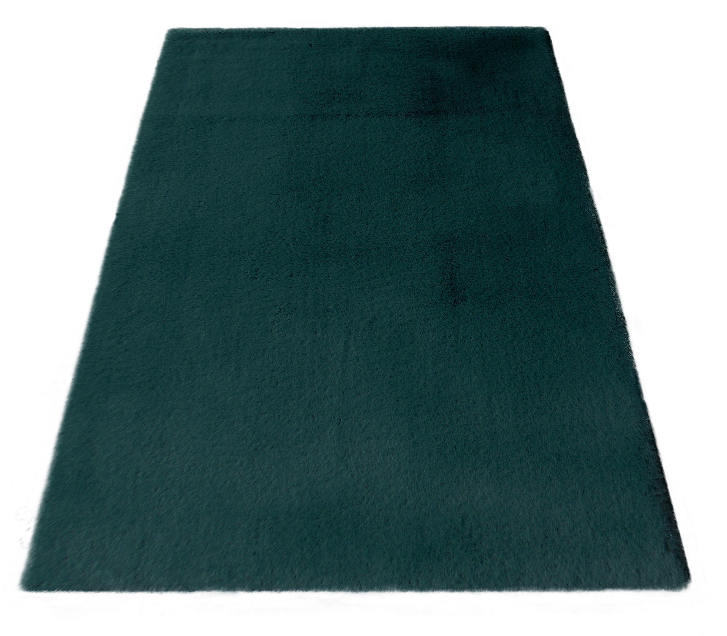 andas Fellteppich »Jane«, rechteckig, Kaninchenfell-Haptik, Uni-Farben,... kaufen