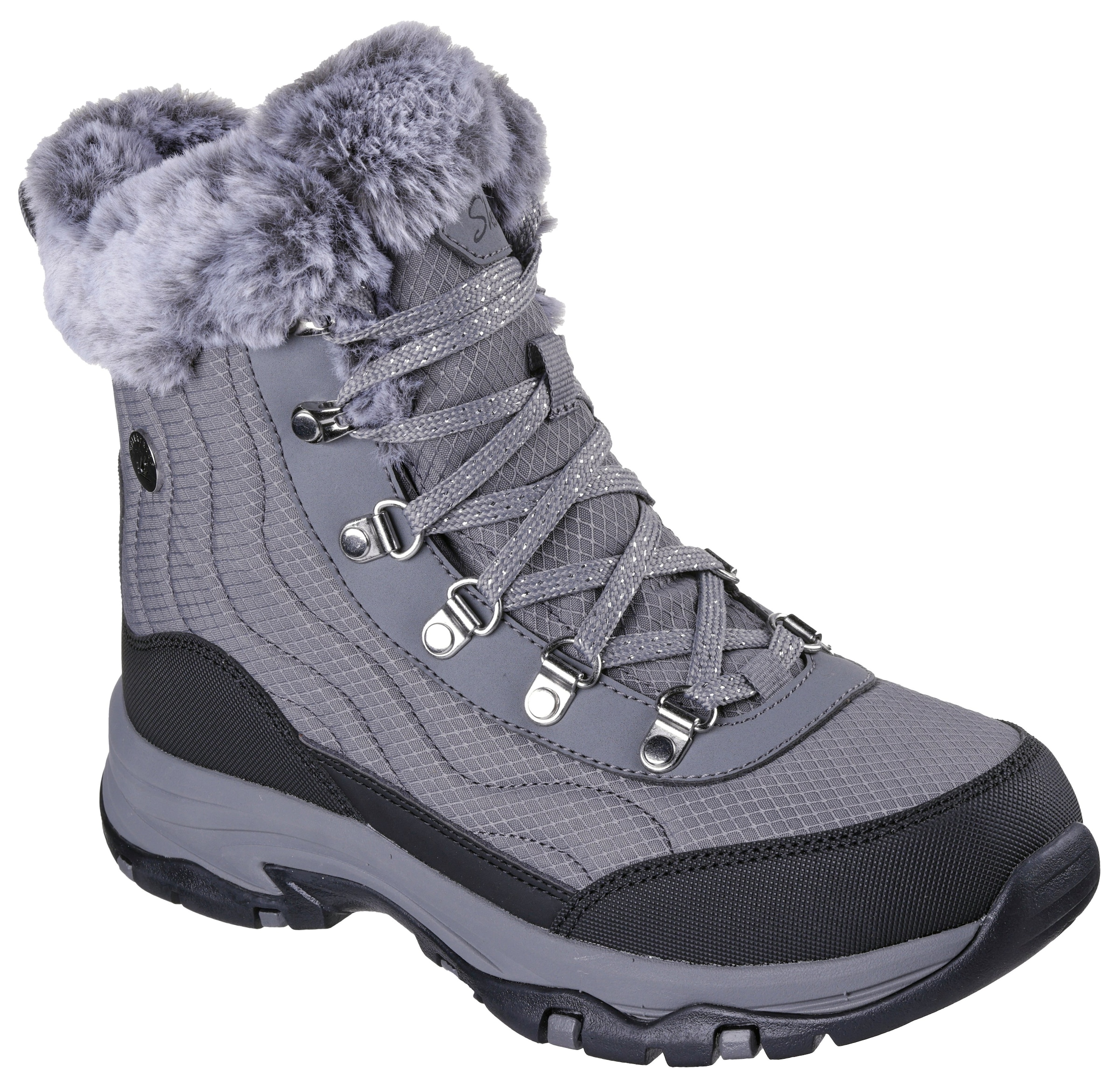 Skechers Winterboots »TREGO-STORMIE«, Snowboots, Schnürstiefel mit rutschhemmender Laufsohle