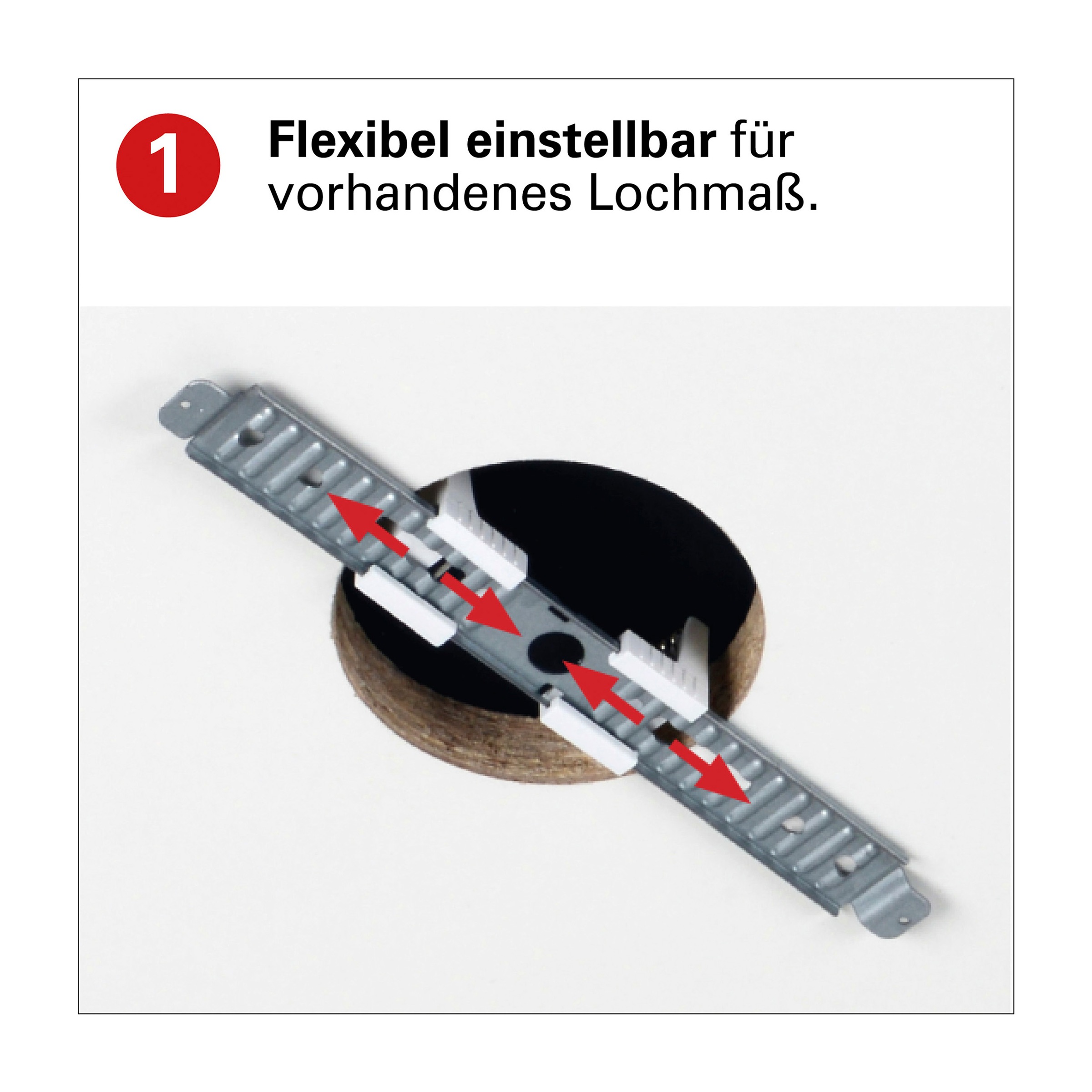 näve LED Deckenleuchte »Bonus«, 1 flammig, Leuchtmittel LED-Modul | LED fest integriert, rund, D: 17cm, weiß, CCT per Gerätschalter, flexible Installation