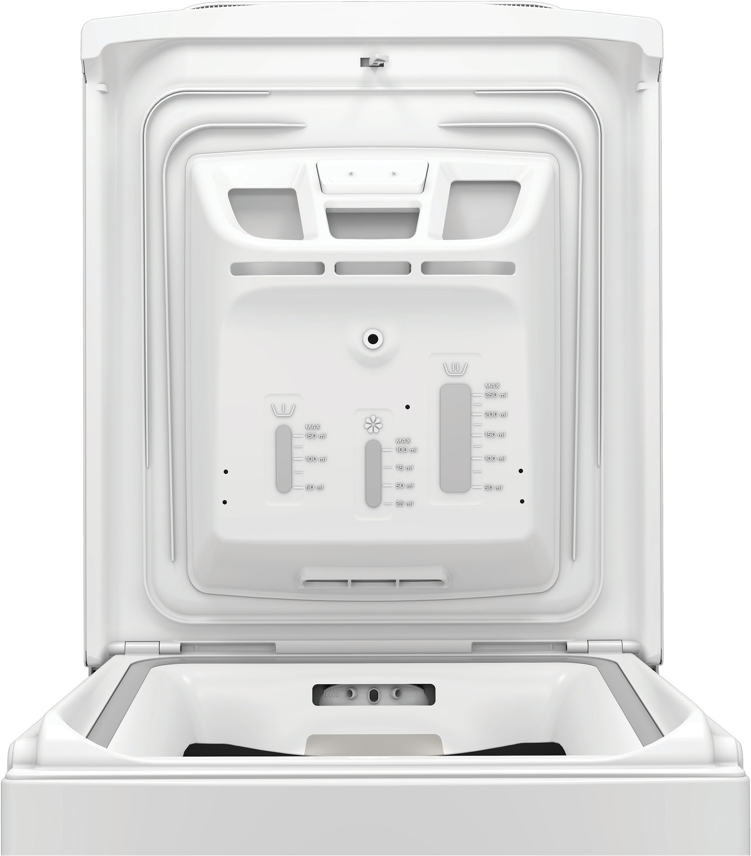 BAUKNECHT Waschmaschine Toplader »TBK Super Eco 7A BW« 7 kg 1200 U/min HomeWhiz – smarte Vernetzung für mehr Komfort