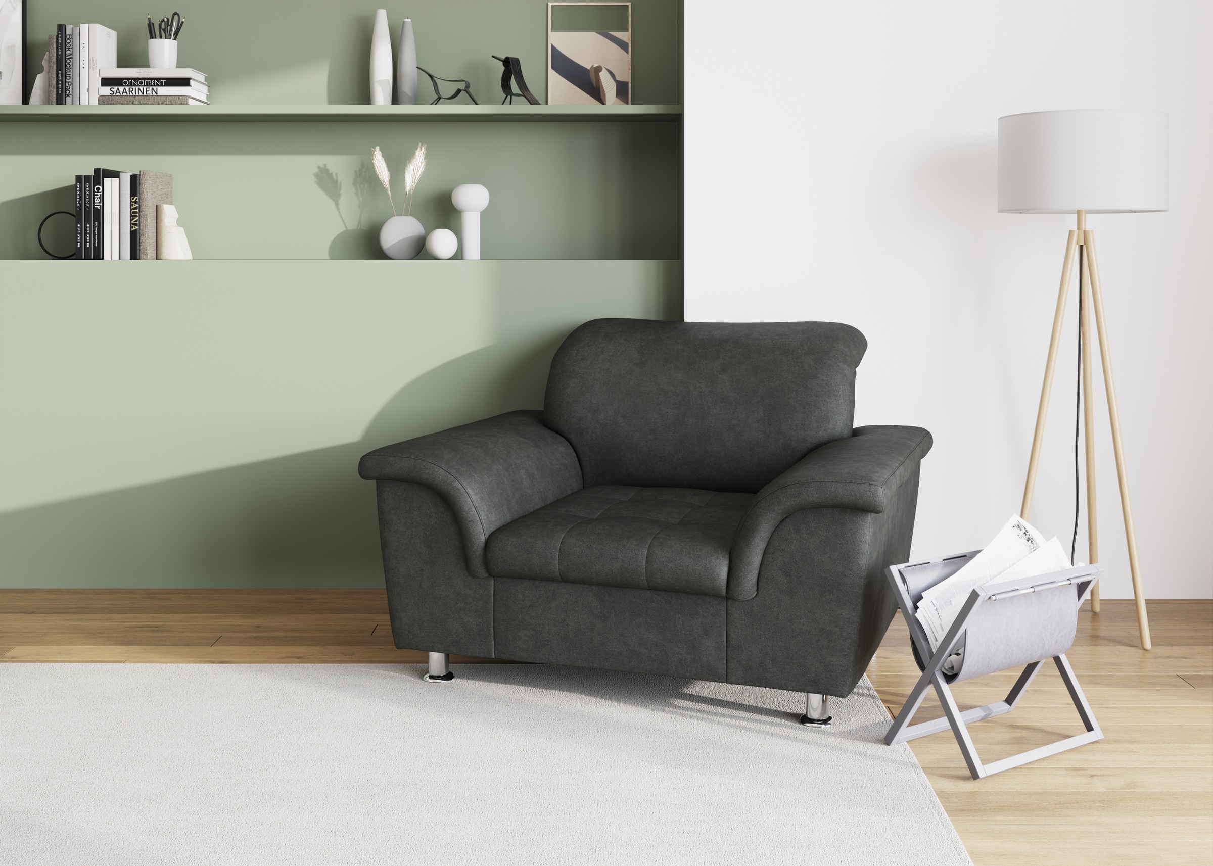 DOMO collection Sessel »Franzi, zeitlos & elegant, moderne Sitzheftung« wah günstig online kaufen