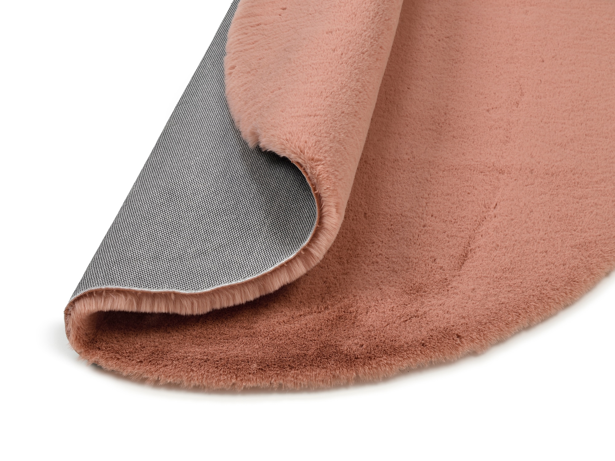 OCI DIE TEPPICHMARKE Teppich »ROCKY SOFT«, rund, 35 mm Höhe, Kunstfell, weich, kuschelig, maschinell gewebt, waschbar