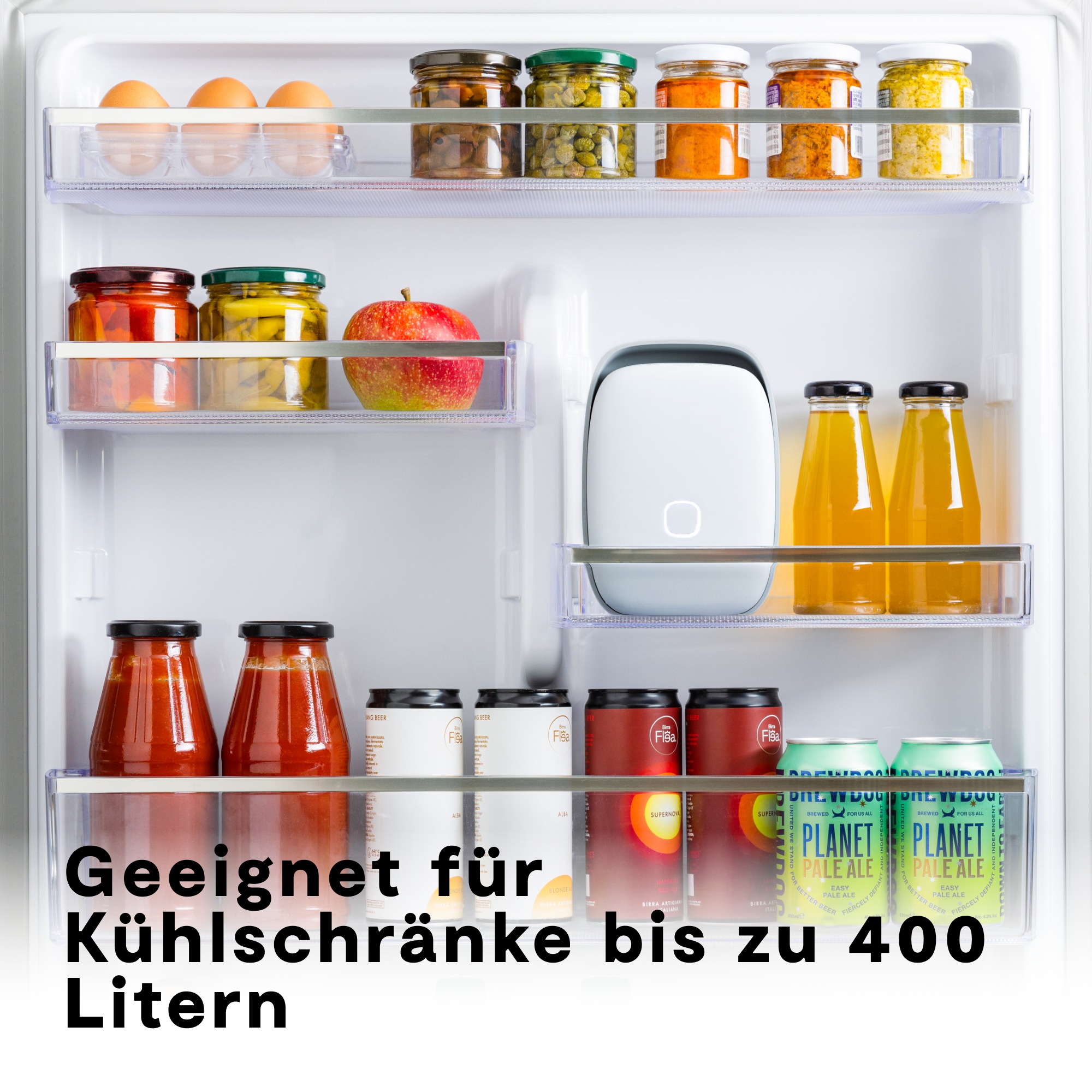 Vitesy Luftreiniger »Shelfy – Smarte Frischeverlängerung für deinen Kühlschrank«, reduzierte Bakterien, verlängert Haltbarkeit, gegen Schimmel