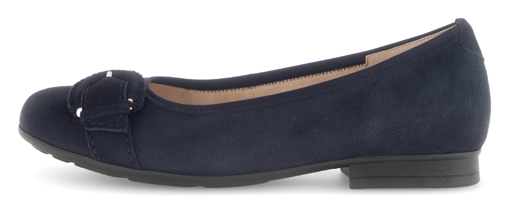 Gabor Ballerina »FLORENZ«, Blockabsatz, Businessschuh, Komfortschuh mit Elastikeinfass, Weite G