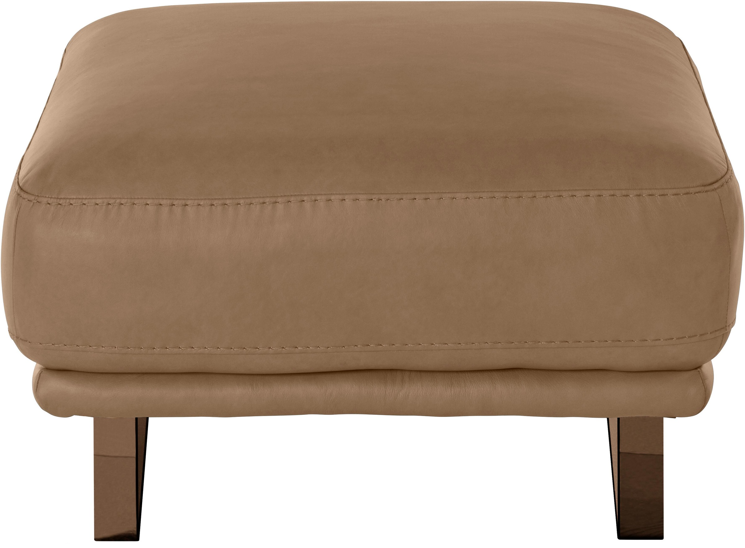 W.SCHILLIG Hocker »montanaa«, mit Metallkufen in Bronze pulverbeschichtet, Breite 71 cm