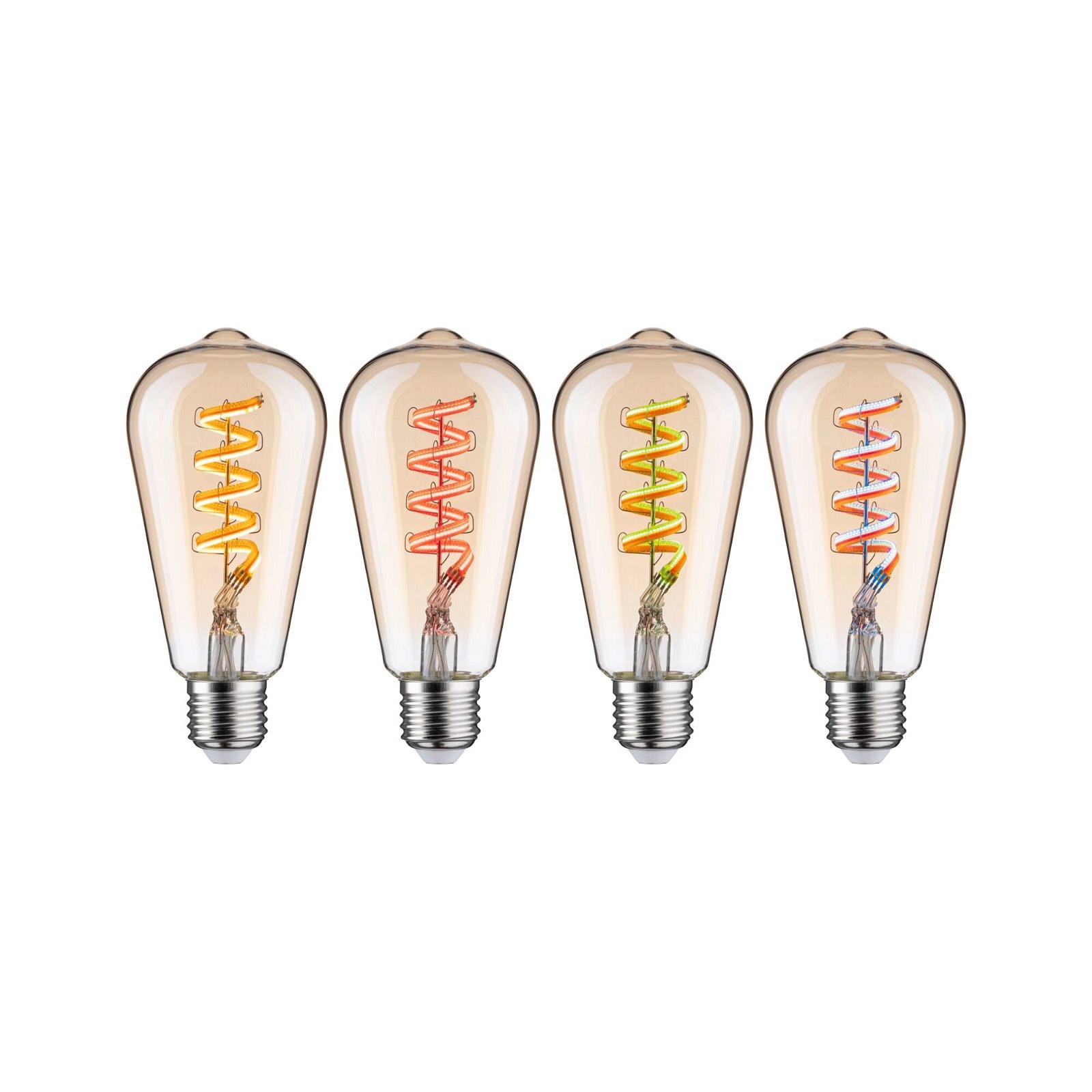 Paulmann LED-Leuchtmittel »Smart Filament ST64 470lm 2200K-6500K gold 230V«, 1 St., Tageslichtweiß