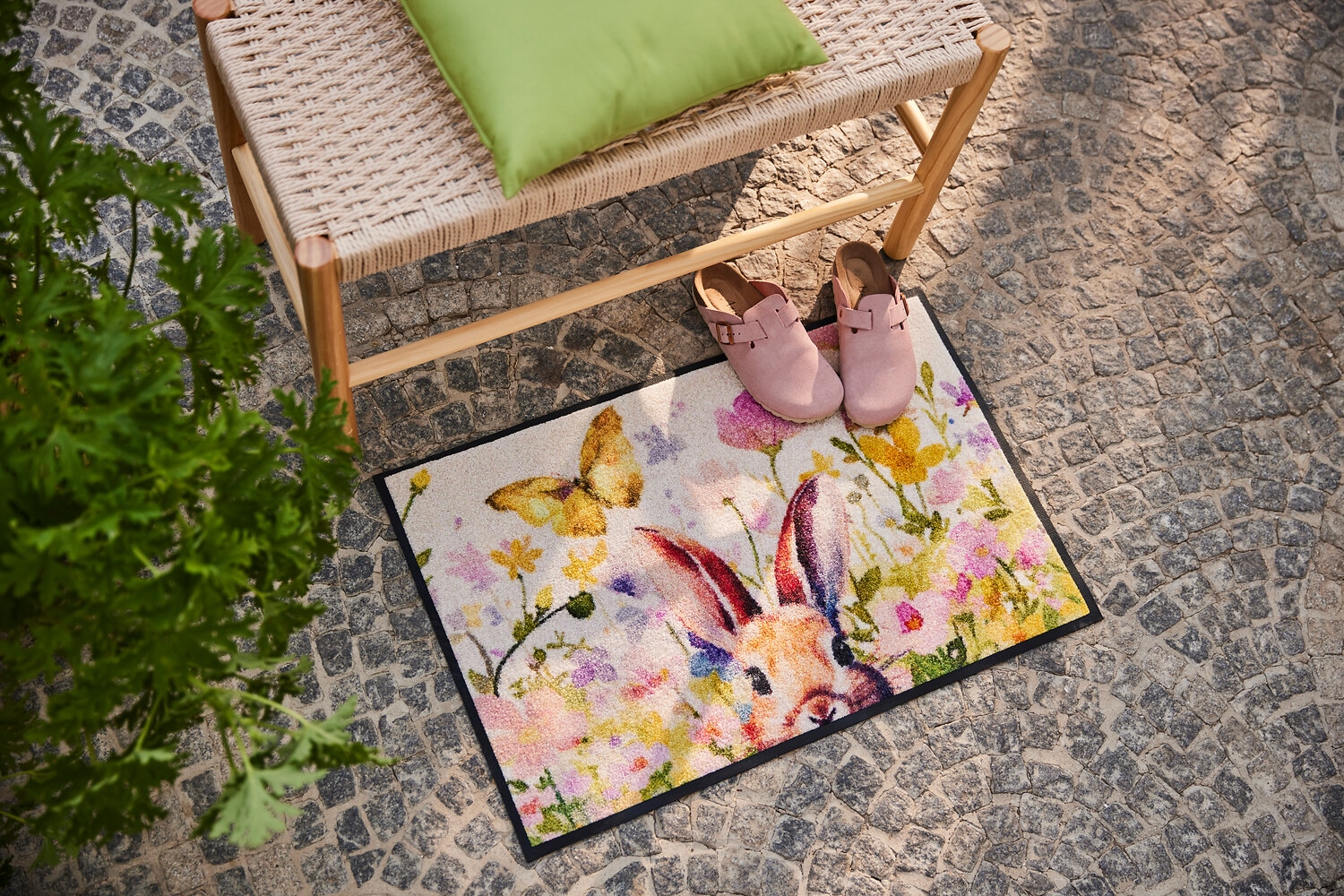 wash+dry by Kleen-Tex Fußmatte »Felia« rechteckig 7 mm Höhe