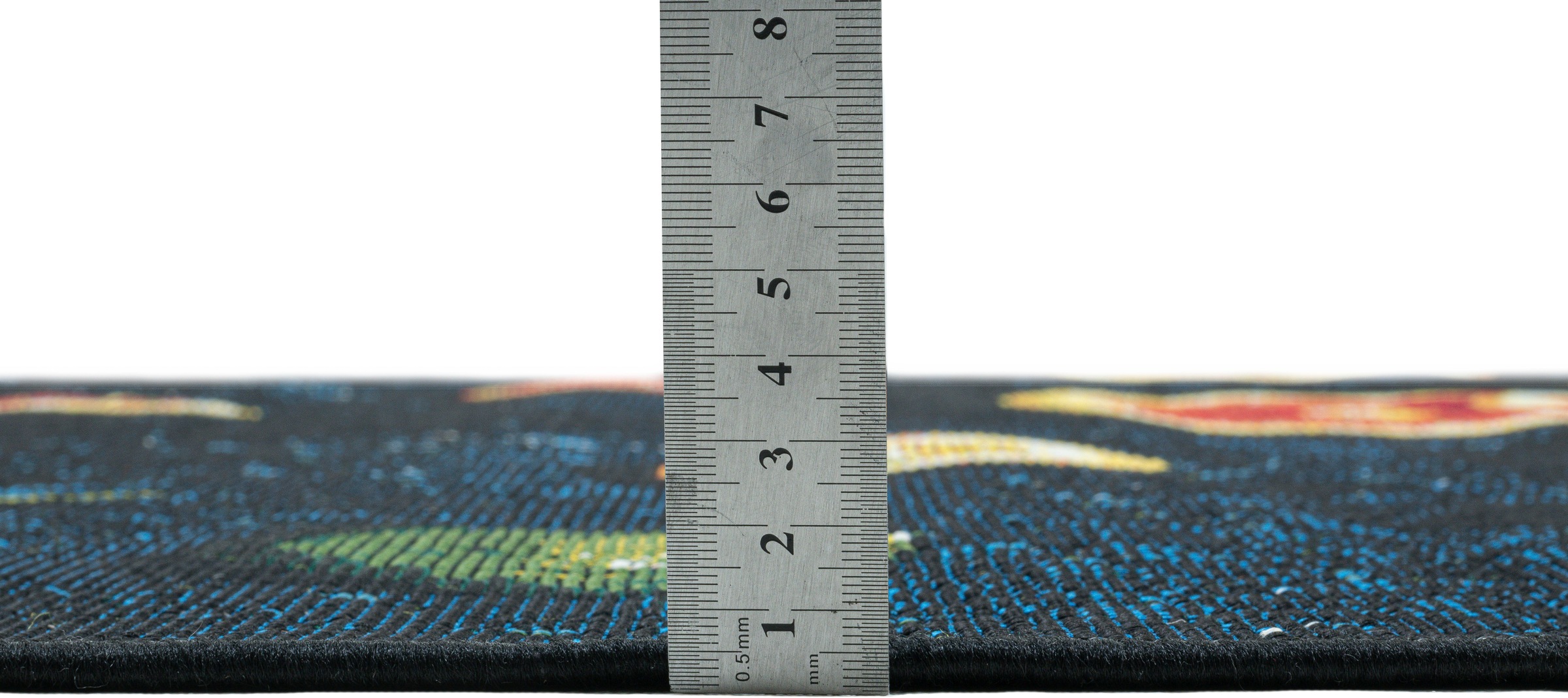 Sansibar Teppich »Rantum Beach 004«, rechteckig, 5 mm Höhe, Flachgewebe, modernes Sommer Design, In- und Outdoor geeignet