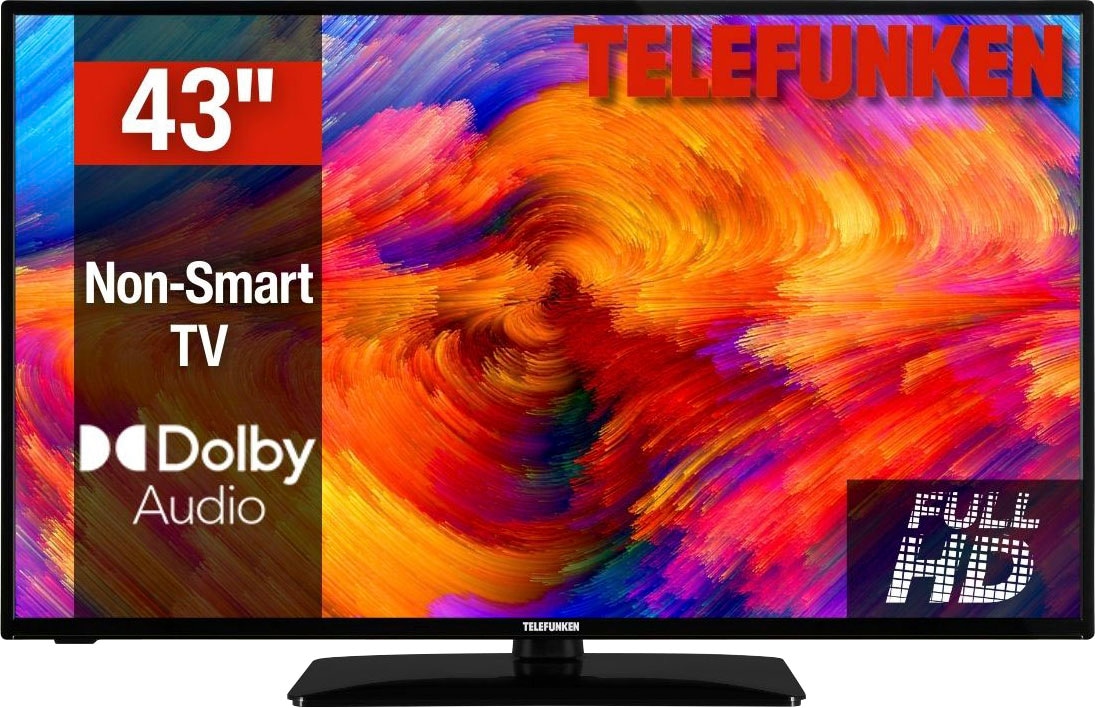 online 108 HD Telefunken cm/43 »D43F553M1«, Zoll, kaufen LED-Fernseher Full