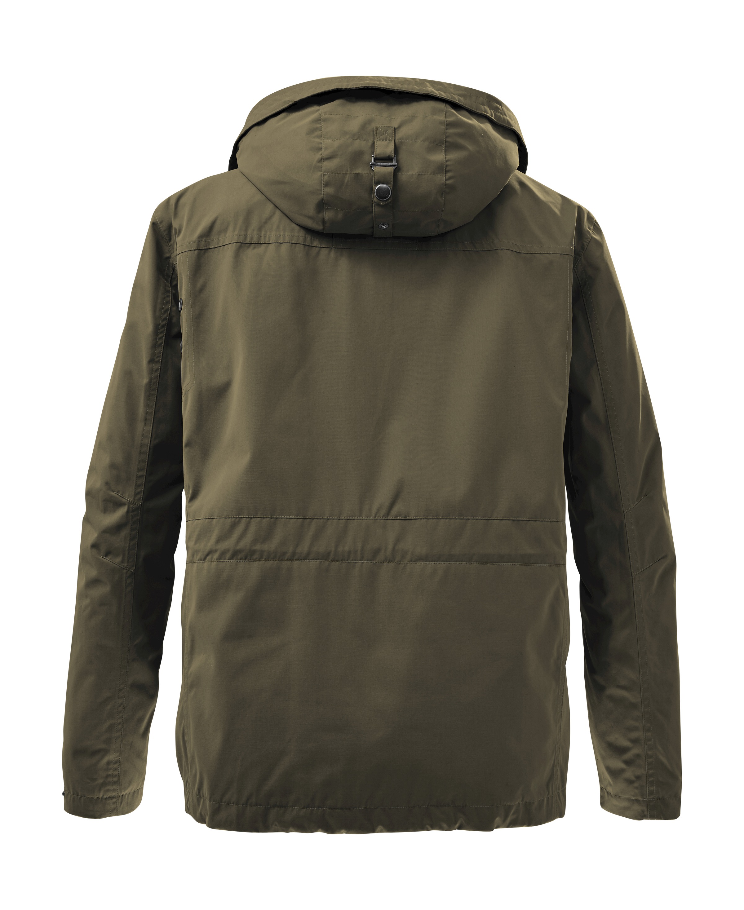 STOY Outdoorjacke »STS 12 MN JCKT«, Stylische, wasserdichte Jacke mit abnehmbarer Kapuze und Kunstfell
