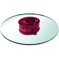 coox Quicheform, Ø 26 cm, abnehmbarer Silikonring & runde Servierplatte aus Glas
