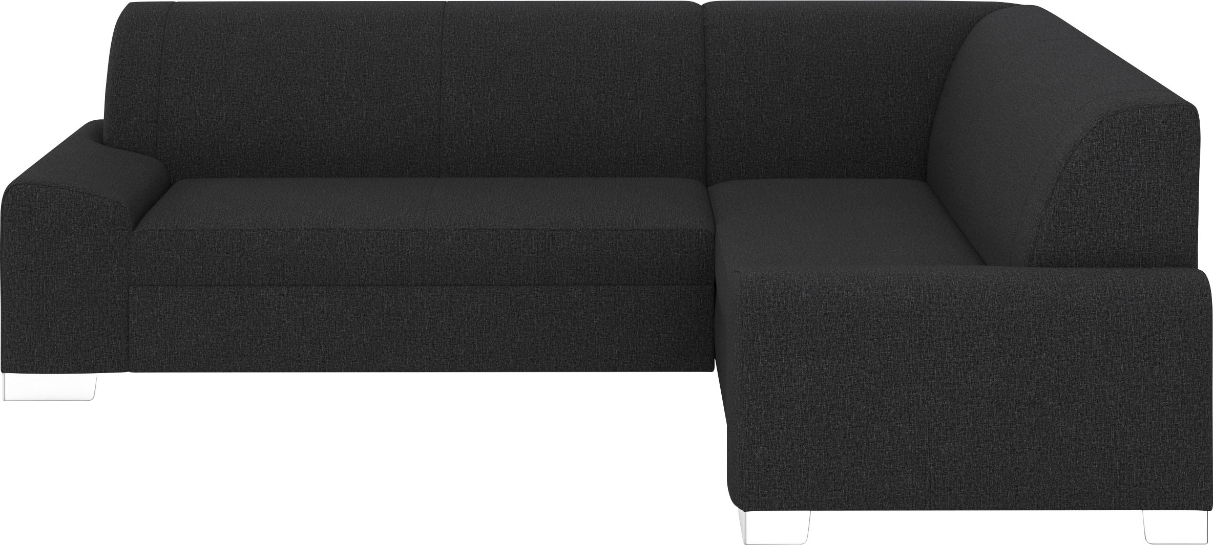 DOMO collection Ecksofa »Anzio in kubischer Formensprache, flache Armlehnen günstig online kaufen
