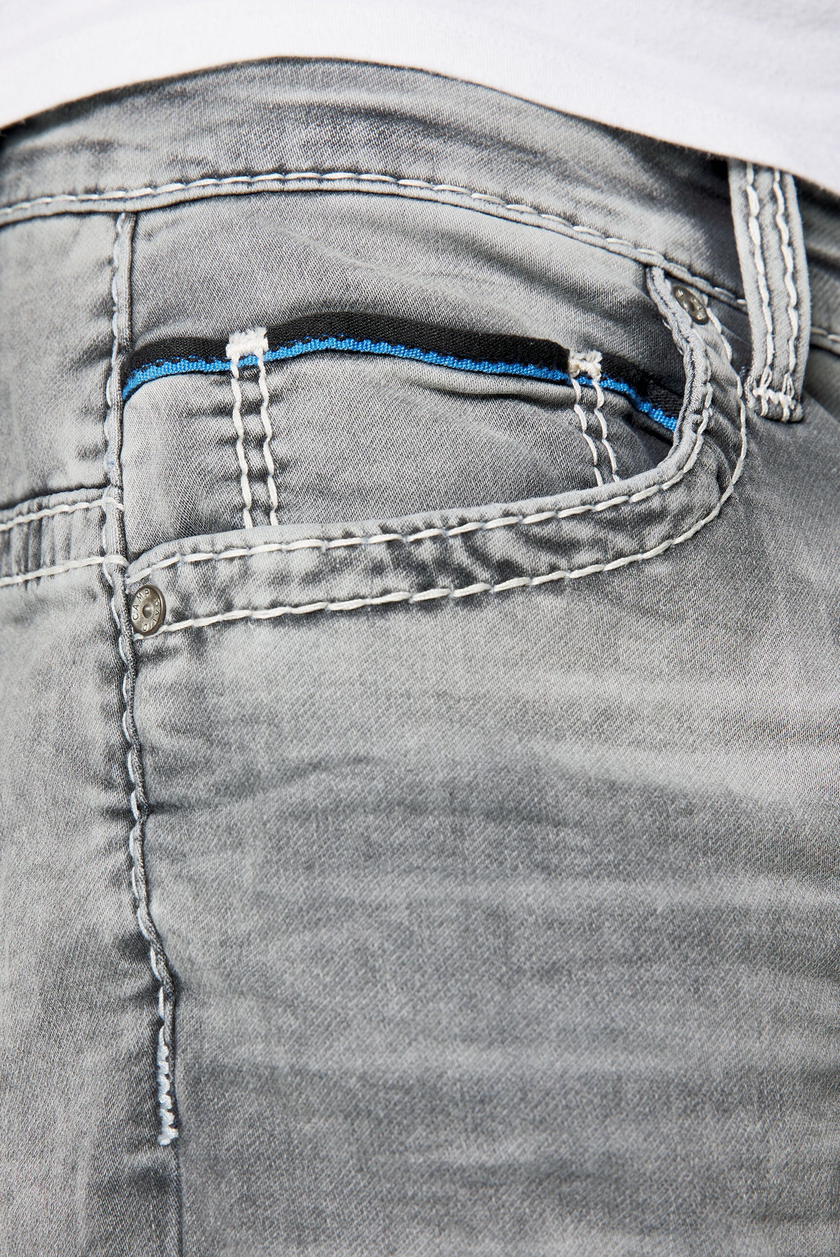 CAMP DAVID Comfort-fit-Jeans, mit zwei Leibhöhen