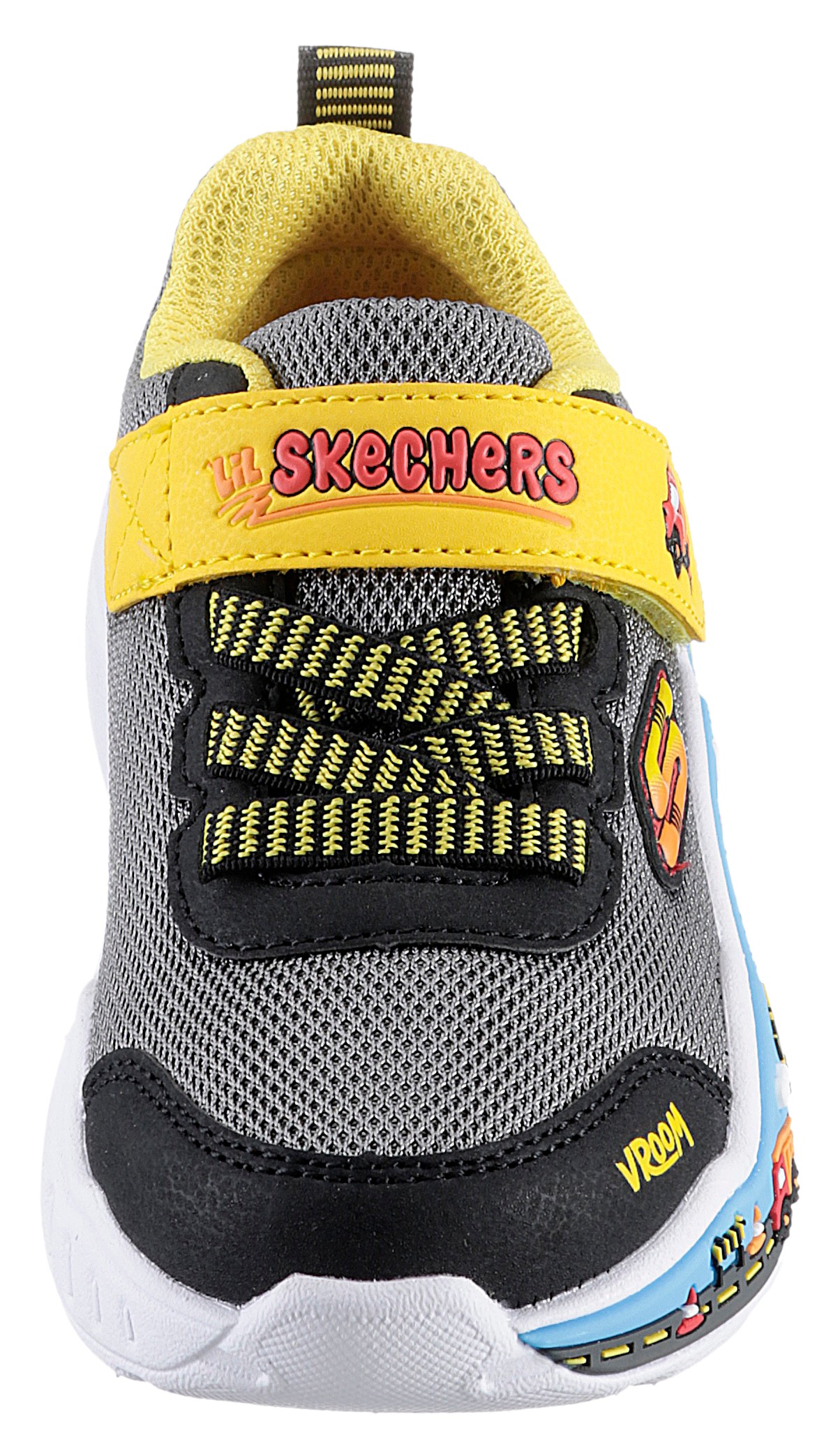 Skechers Sneaker »PLAY SCENE«, Freizeitschuh mit bedruckter Sohle, Größenschablone zum Download
