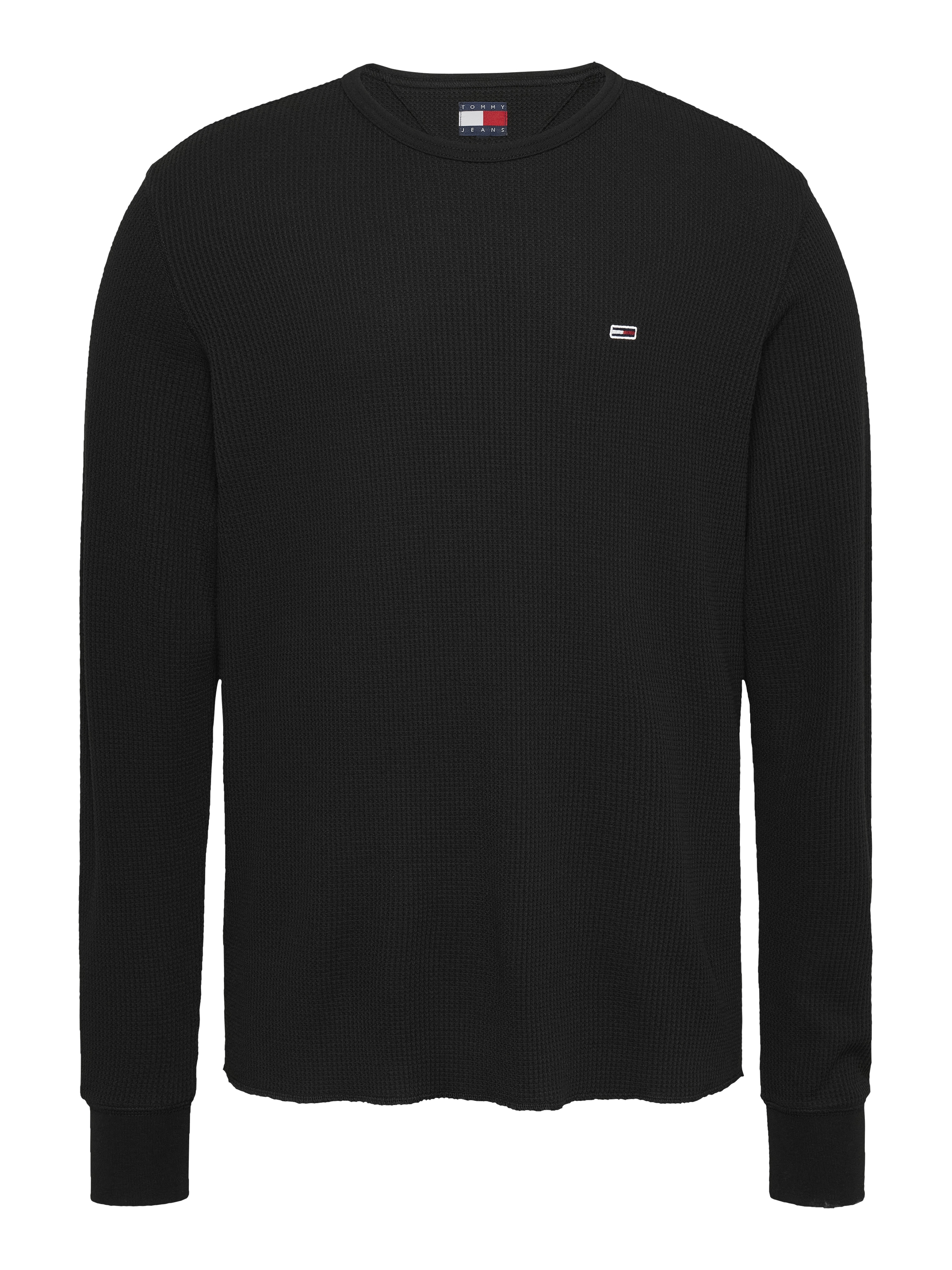 Tommy Jeans Langarmshirt »TJM SLIM WAFFLE L/S TEE EXT«, mit Waffelstruktur