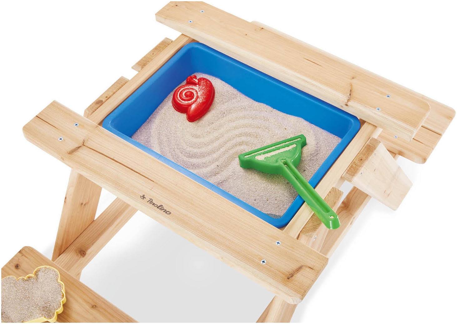 Pinolino® Garten-Kindersitzgruppe »Matsch-Nicki für 2, natur«