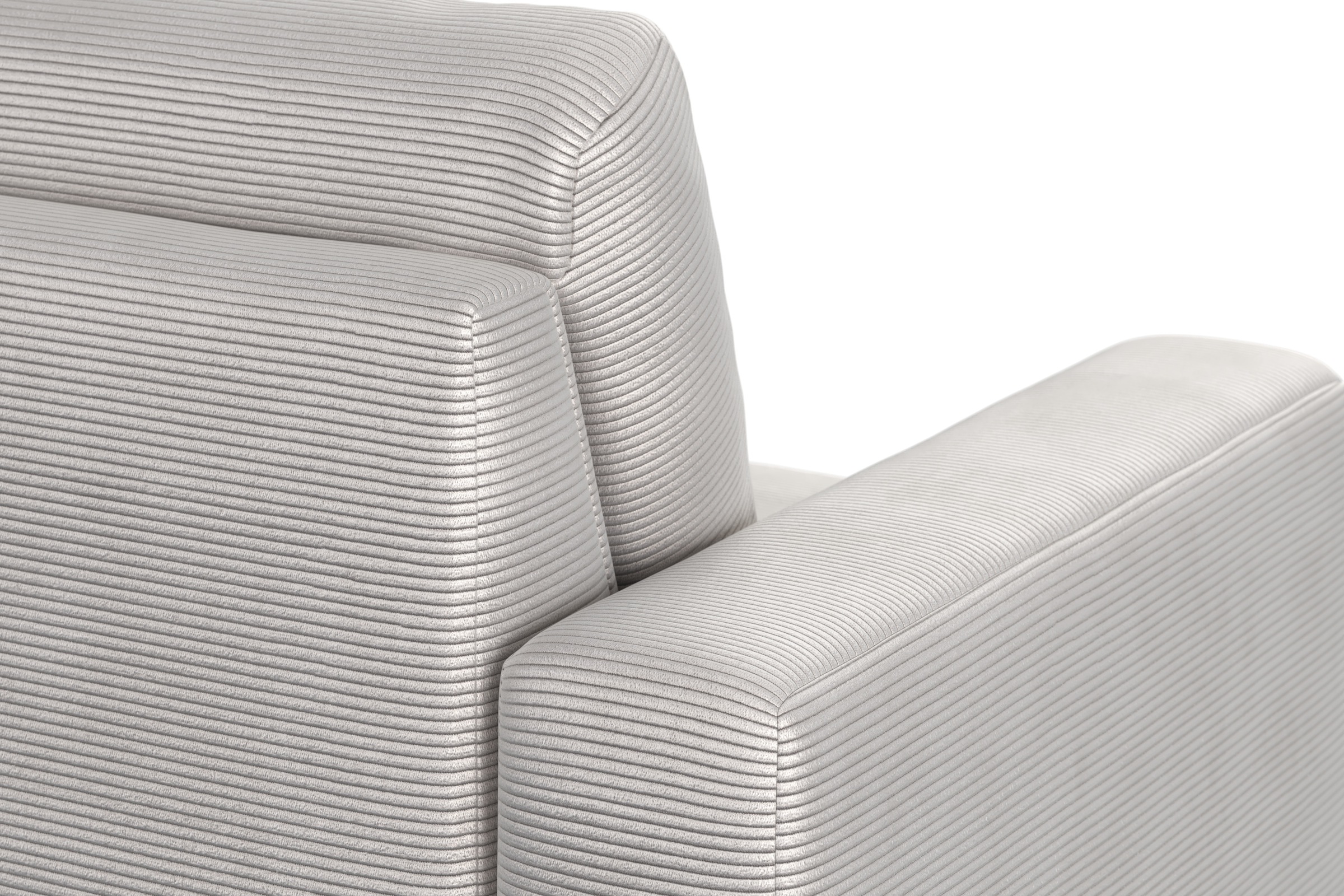 Home affaire Ecksofa »Summer L-Form«, mit Recamiere, mit oder ohne Bettfunktion und Bettkasten, Cord-Bezug