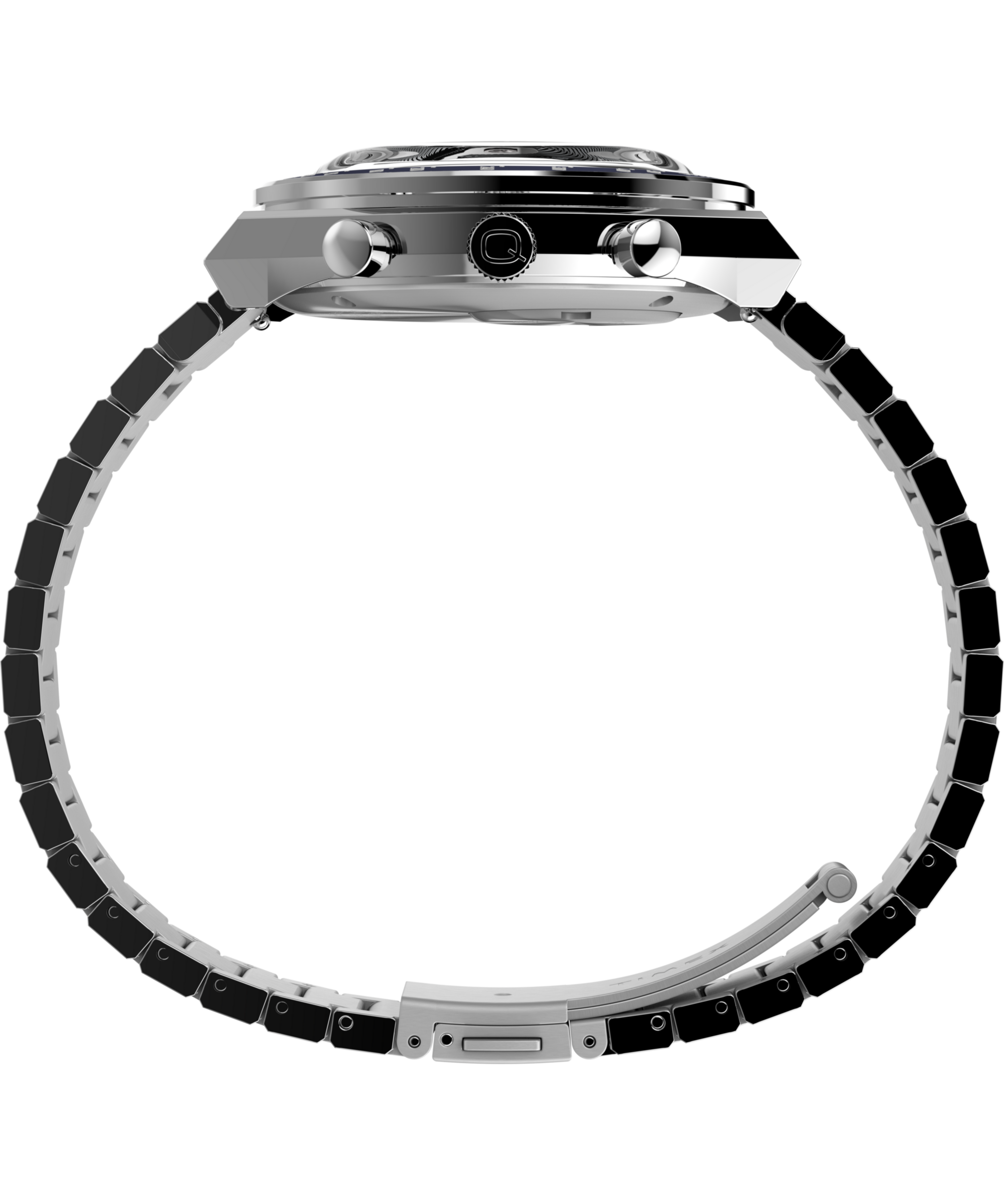 Timex Chronograph »DIVER INSPIRED«, Quarzuhr, Armbanduhr, Damenuhr, Edelstahlarmband,Stoppfunktion,Datum