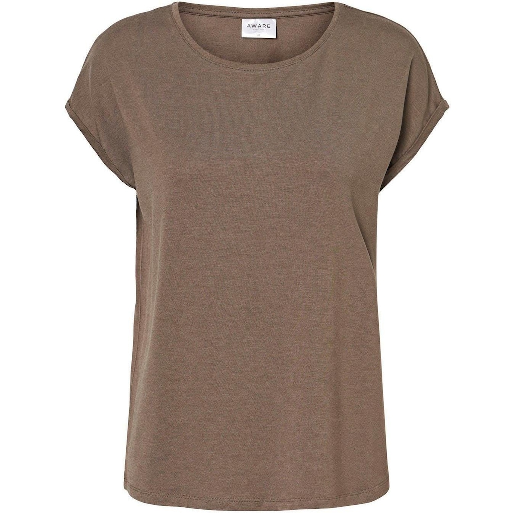 Vero Moda Rundhalsshirt »VMAVA PLAIN«