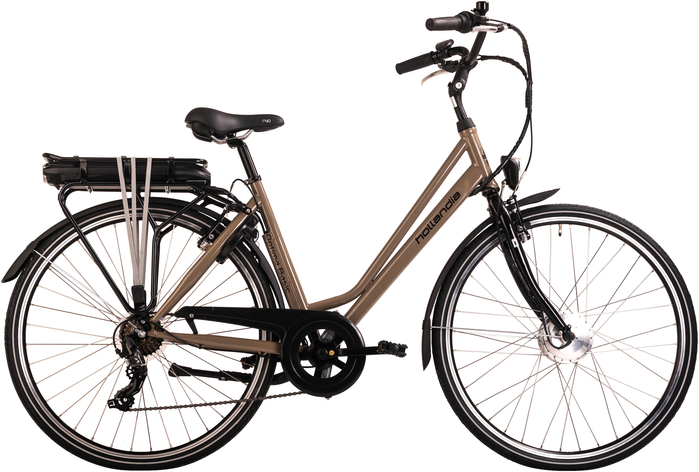 E-Bike »Optima Basic«, 7 Gang, Shimano, Tourney, Frontmotor 250 W, Pedelec,...