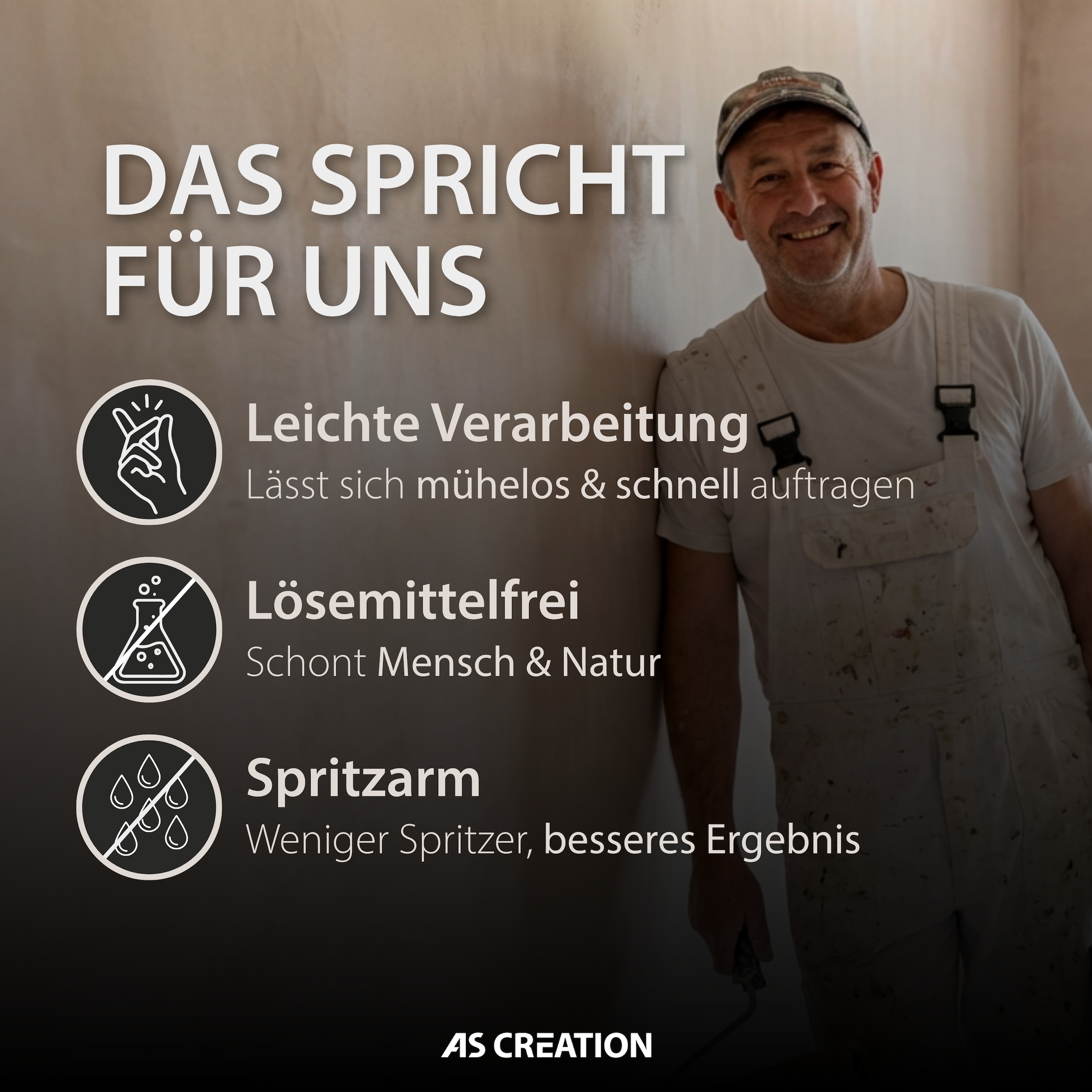 A.S. Création Wandfarbe »Premium Innenwandfarbe PURO Tuchmatt lovely rose« ideal für Wohnzimmer, Schlafzimmer, Flur und Küche, Farbwelt Rosa