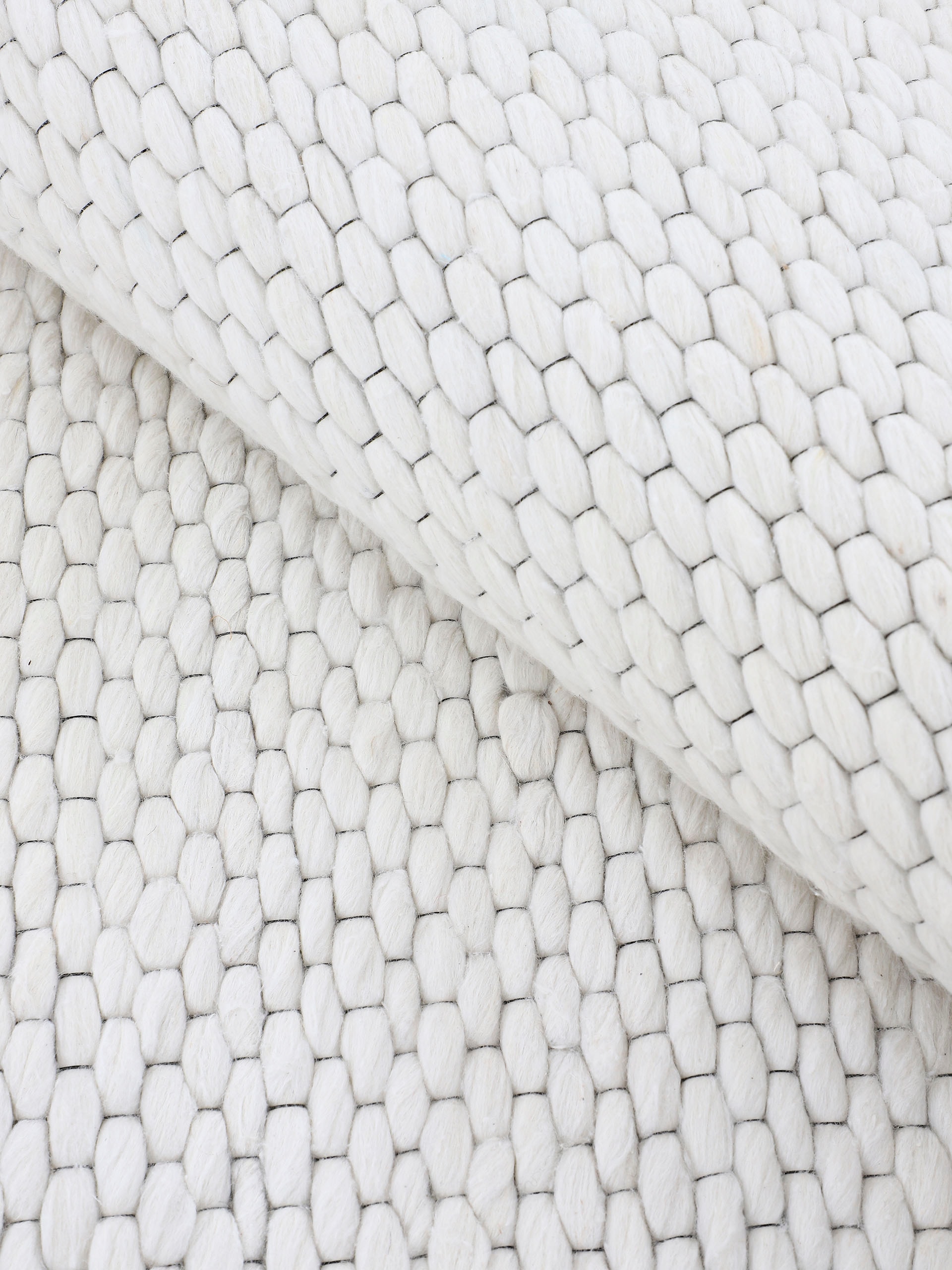 carpetfine Läufer »Sina«, rechteckig, 14 mm Höhe, Handweb Teppich, reine Wolle, meliert, handgewebt, weich & kuschelig