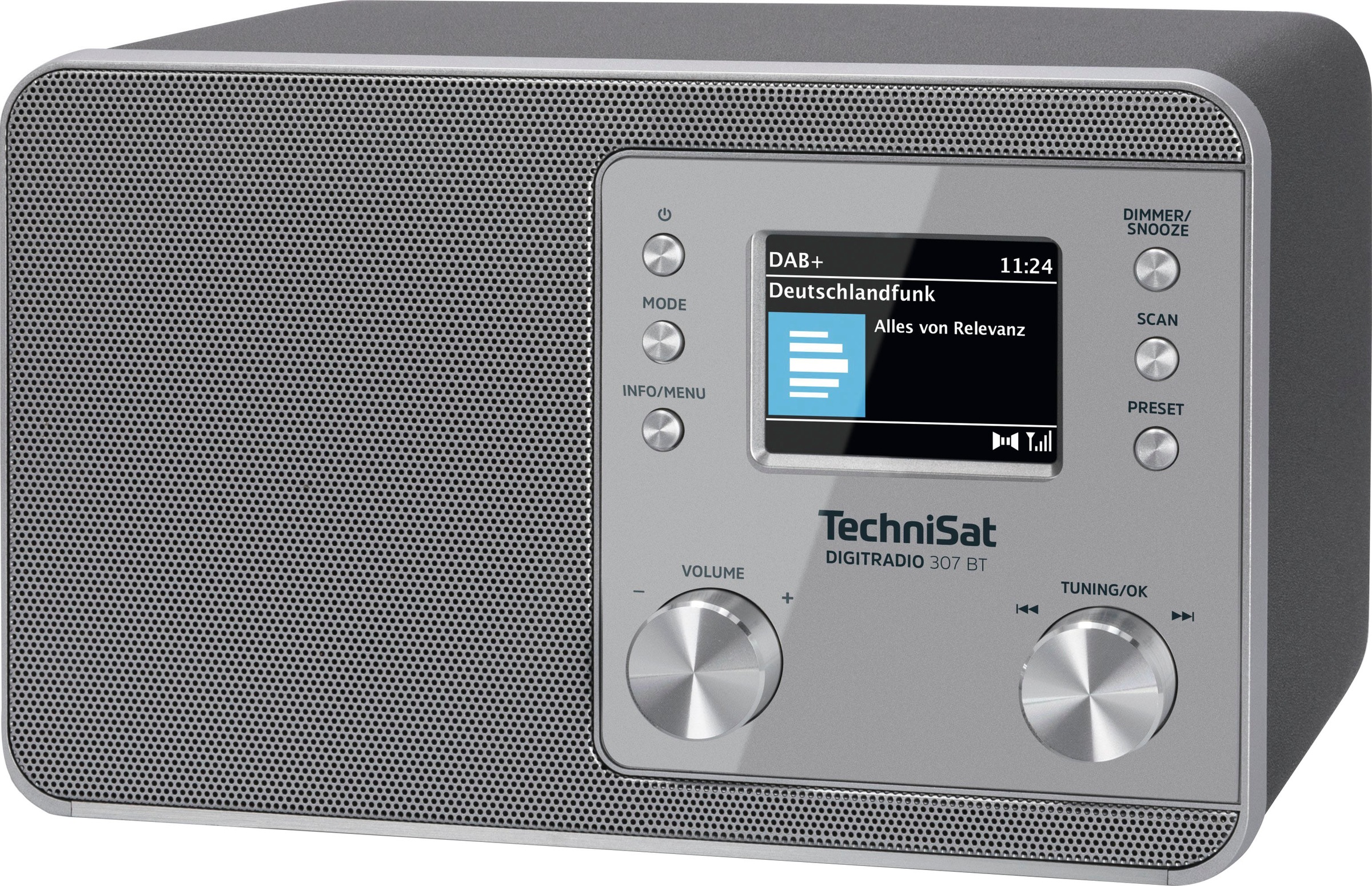 TechniSat Radio »DIGITRADIO 307 BT«, (Bluetooth Digitalradio (DAB+)-UKW mit RDS 5 W)