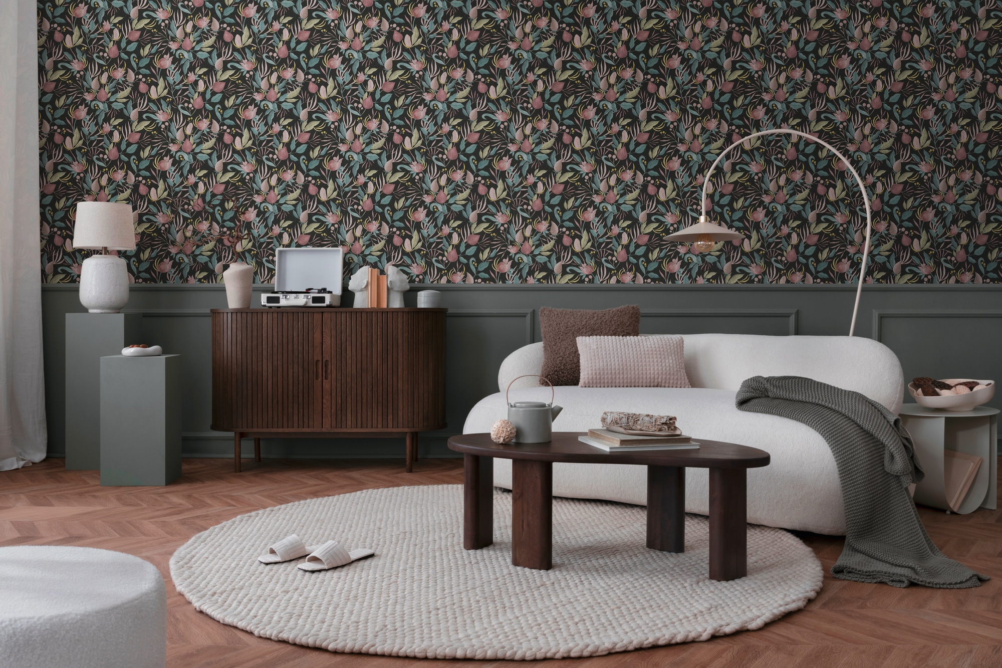 CosmoLiving by Cosmopolitan Vliestapete »Still Bloom – Florale Vliestapete« matt strukturiert Moderner Blütentraum mit sanfter Eleganz