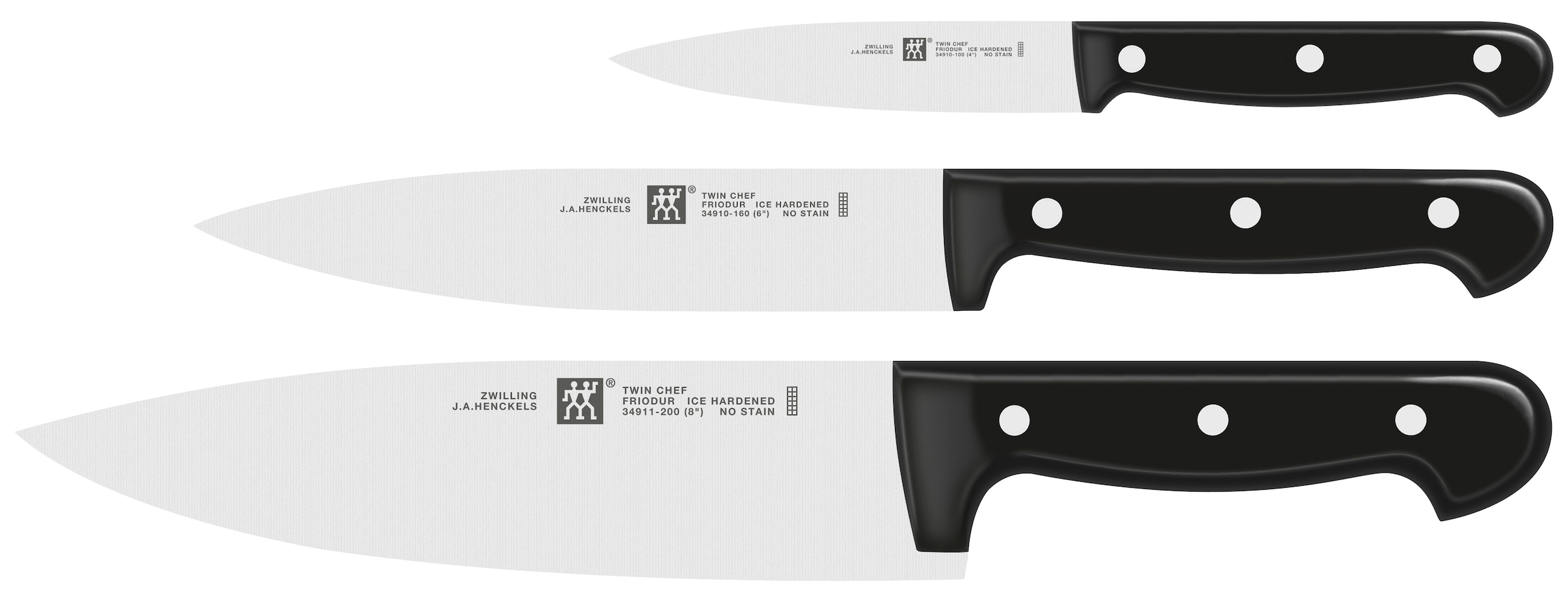 Zwilling Messer-Set »TWIN Chef 2« Sonderschmelze, Ergonomisch, Robust, Lang günstig online kaufen