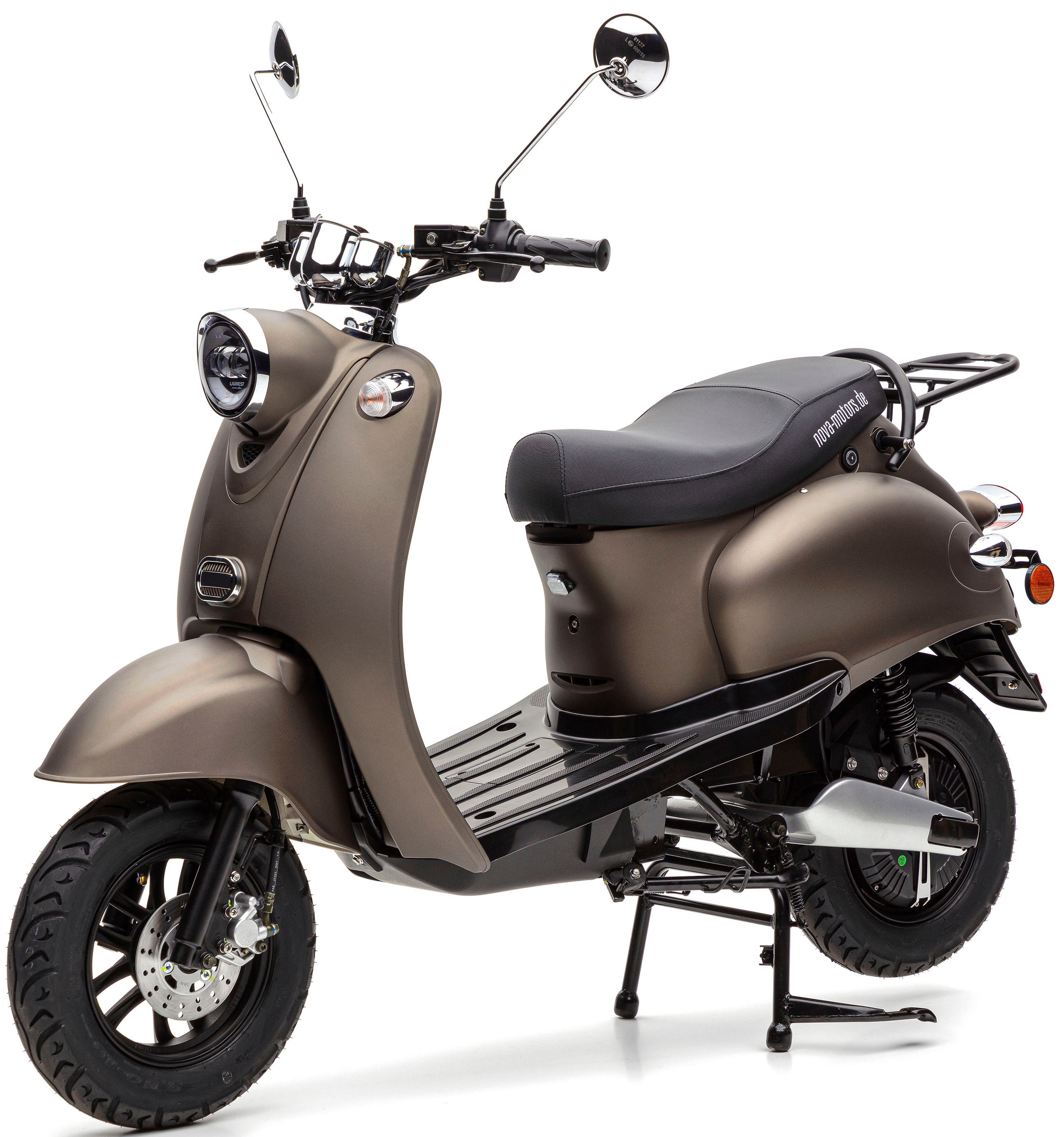 Nova Motors E-Motorroller »eRetro Star Li« bis zu 40 km Reichweite, härteverstellbare Dual-Stoßdämpfer hinten