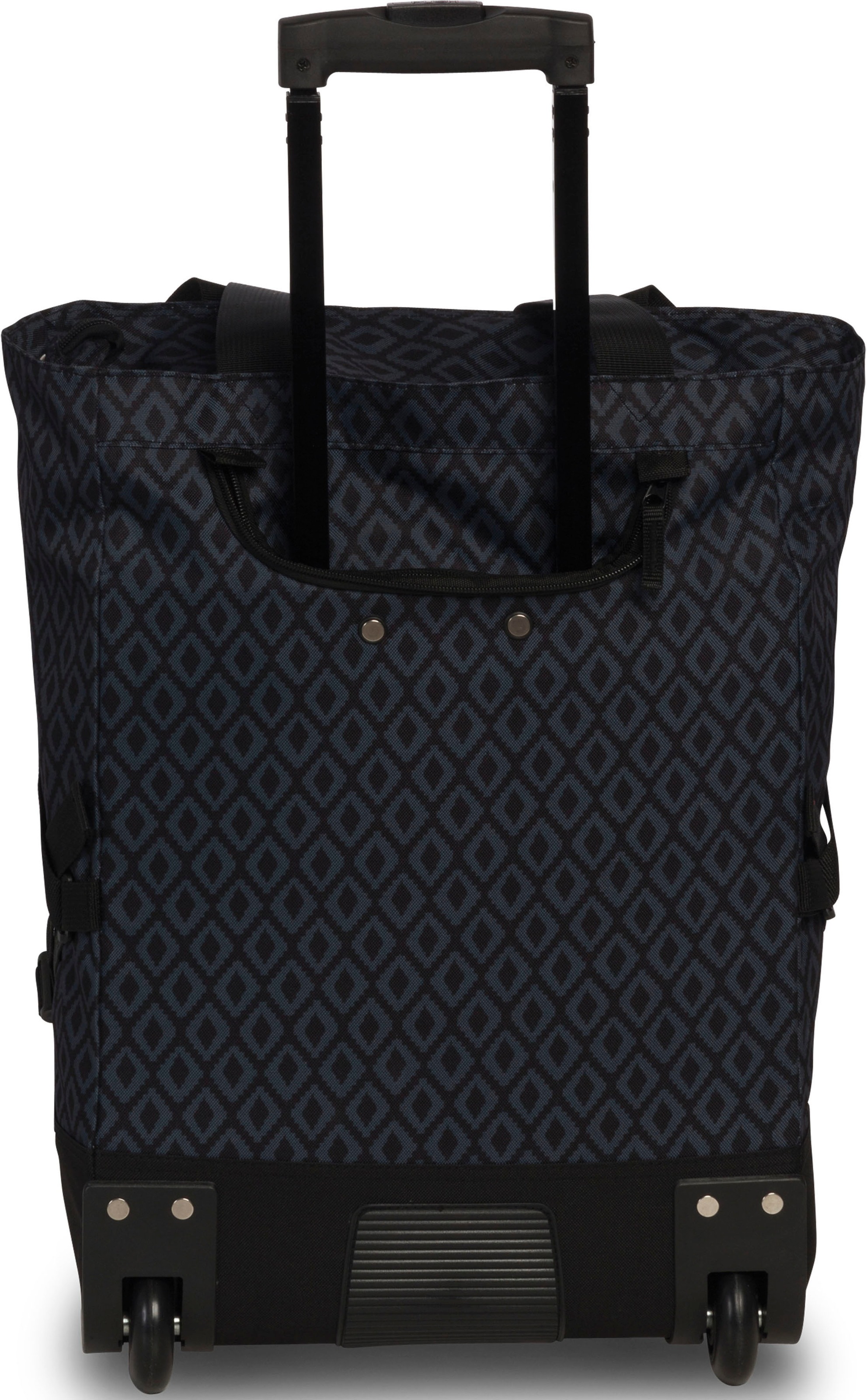 fabrizio® Einkaufstrolley »Punta-Wheel-Shopping-Roller«, (1 tlg.), edler Look mit grau/schwarz Muster