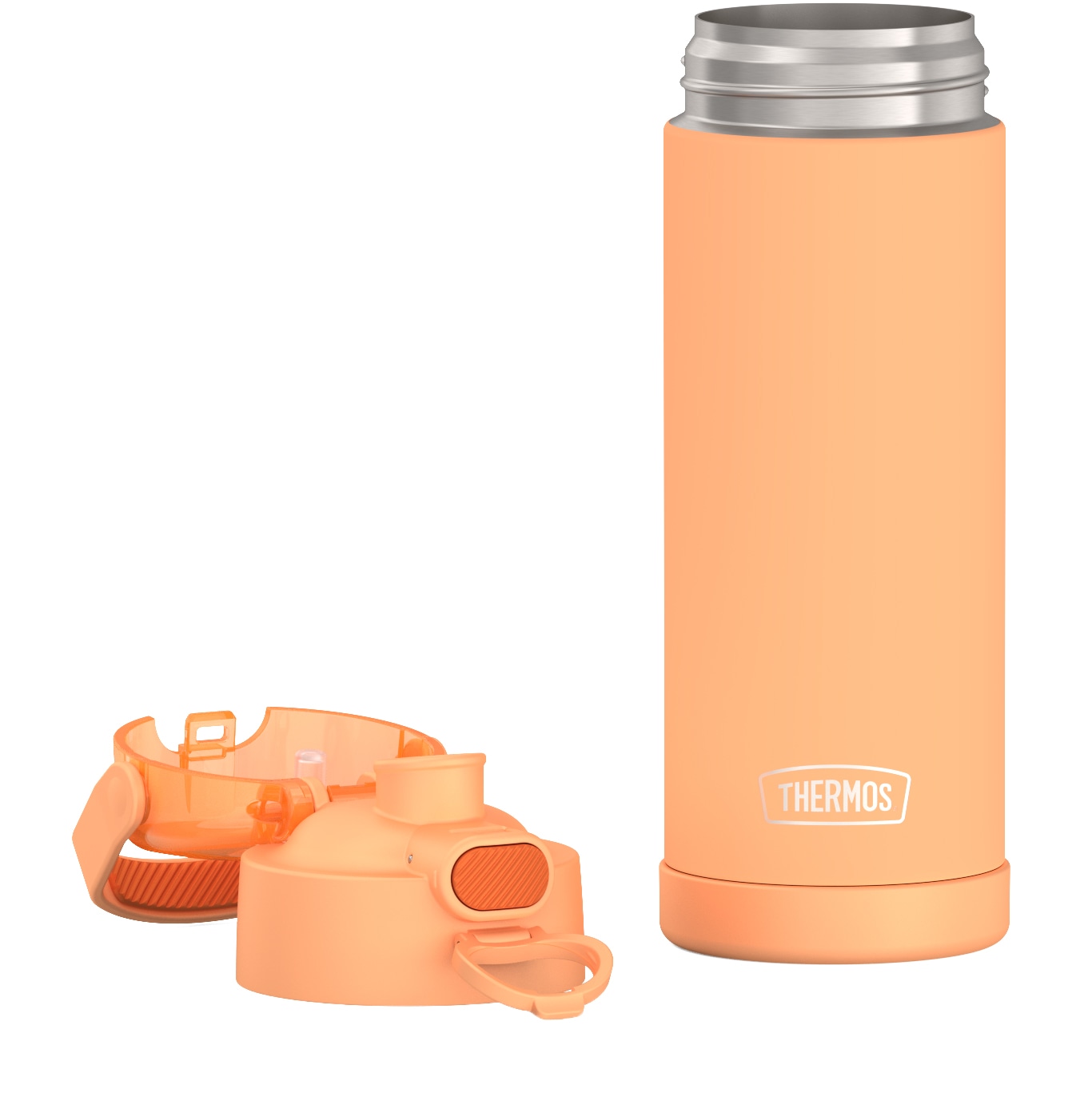 THERMOS Isolierflasche »FUNTAINER Water Bottle, doppelwandiger Edelstahl, spülmaschinenfest« 0,47l, 12h kalt, mit dichschließendem Push Button Lid