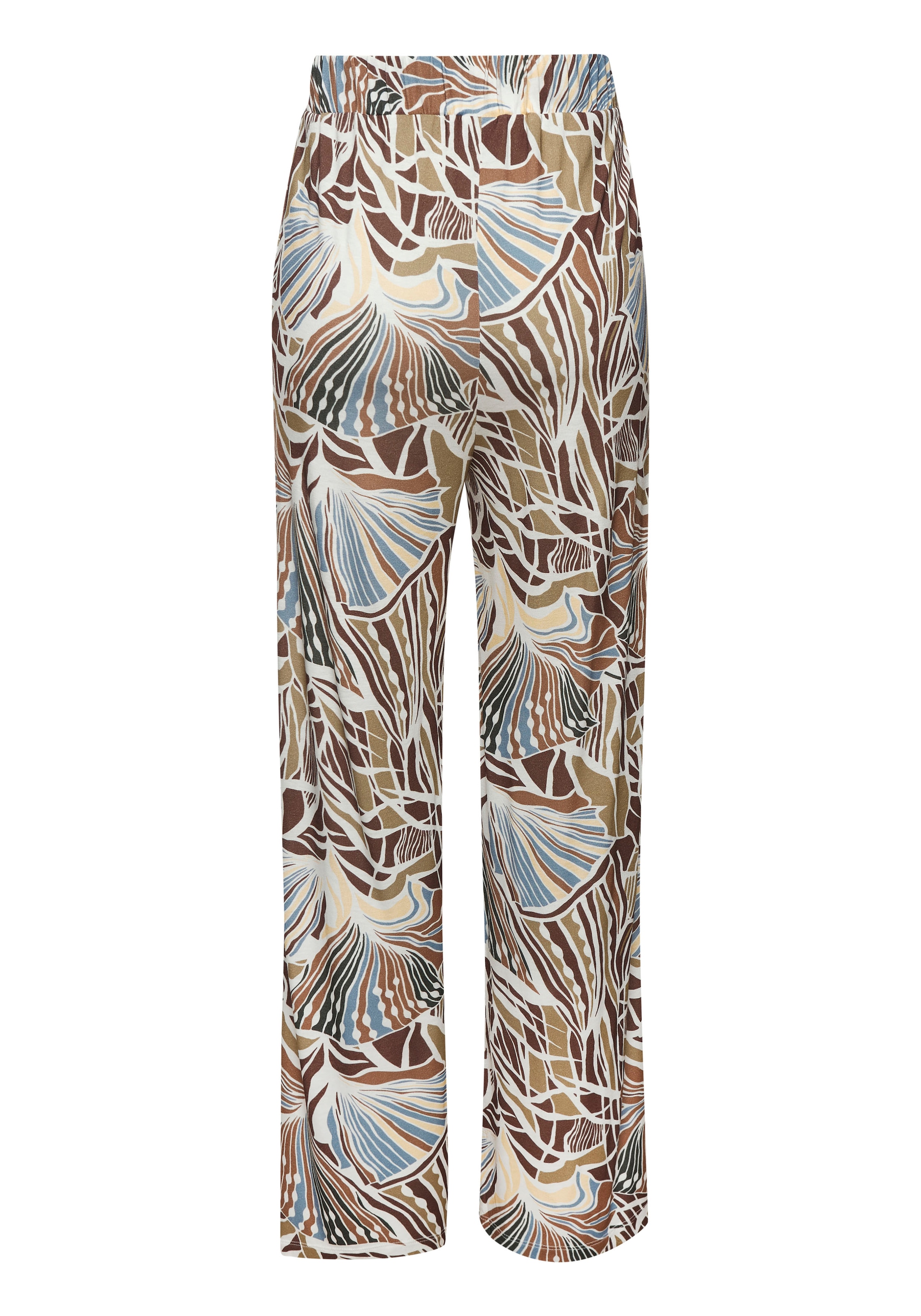 LASCANA Palazzohose, aus Viskosejersey, Sommerhose mit Alloverprint und Taschen