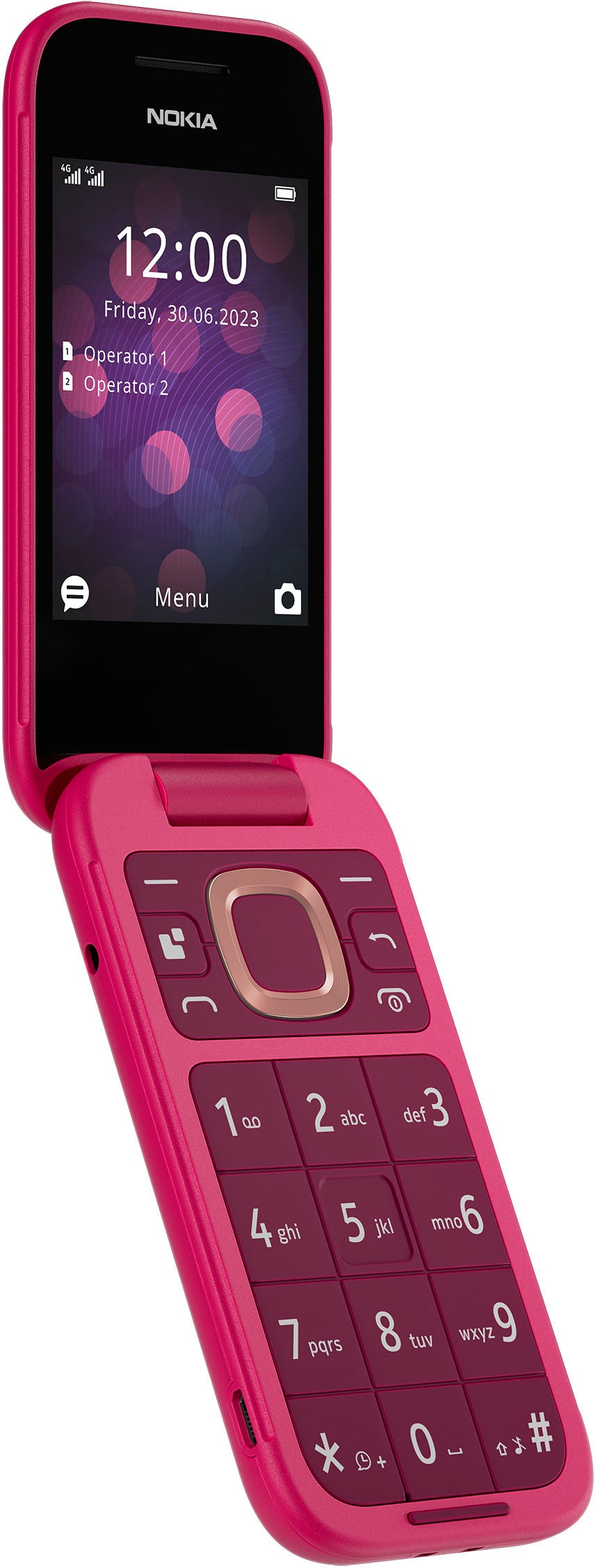 Nokia Klapphandy »2660 Flip«, schwarz, 7,11 cm/2,8 Zoll, 0,13 GB  Speicherplatz, 0,3 MP Kamera auf Rechnung bestellen