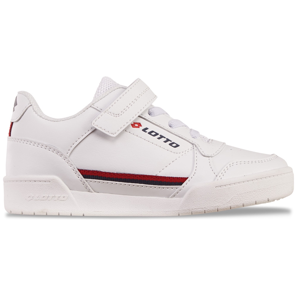 LOTTO Sneaker - vielseitig zu kombinieren WHITE-RED 31 31 Retro Sneaker von Lotto für Kinder