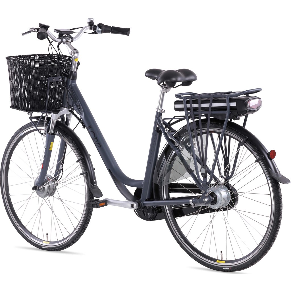 LLobe E-Bike »GreyMotion 3.0, 15,6Ah«, 7 Gang, Shimano, Frontmotor 250 W