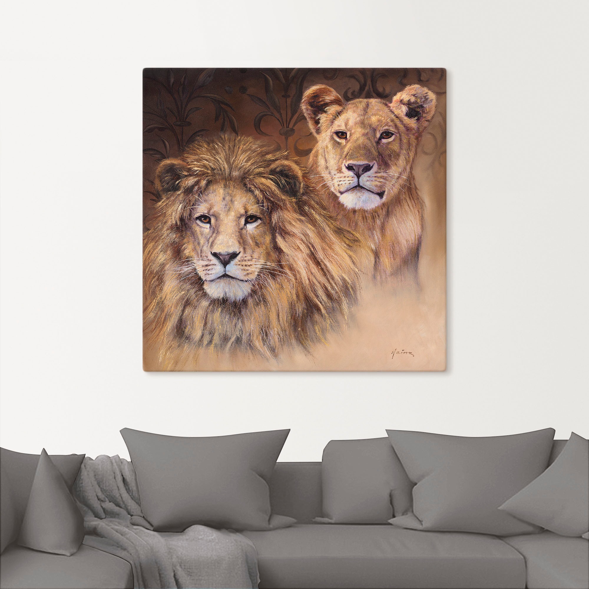 Artland Wandbild »Löwen«, Wildtiere, (1 St.), als Alubild, Leinwandbild,  Wandaufkleber oder Poster in versch. Größen online kaufen