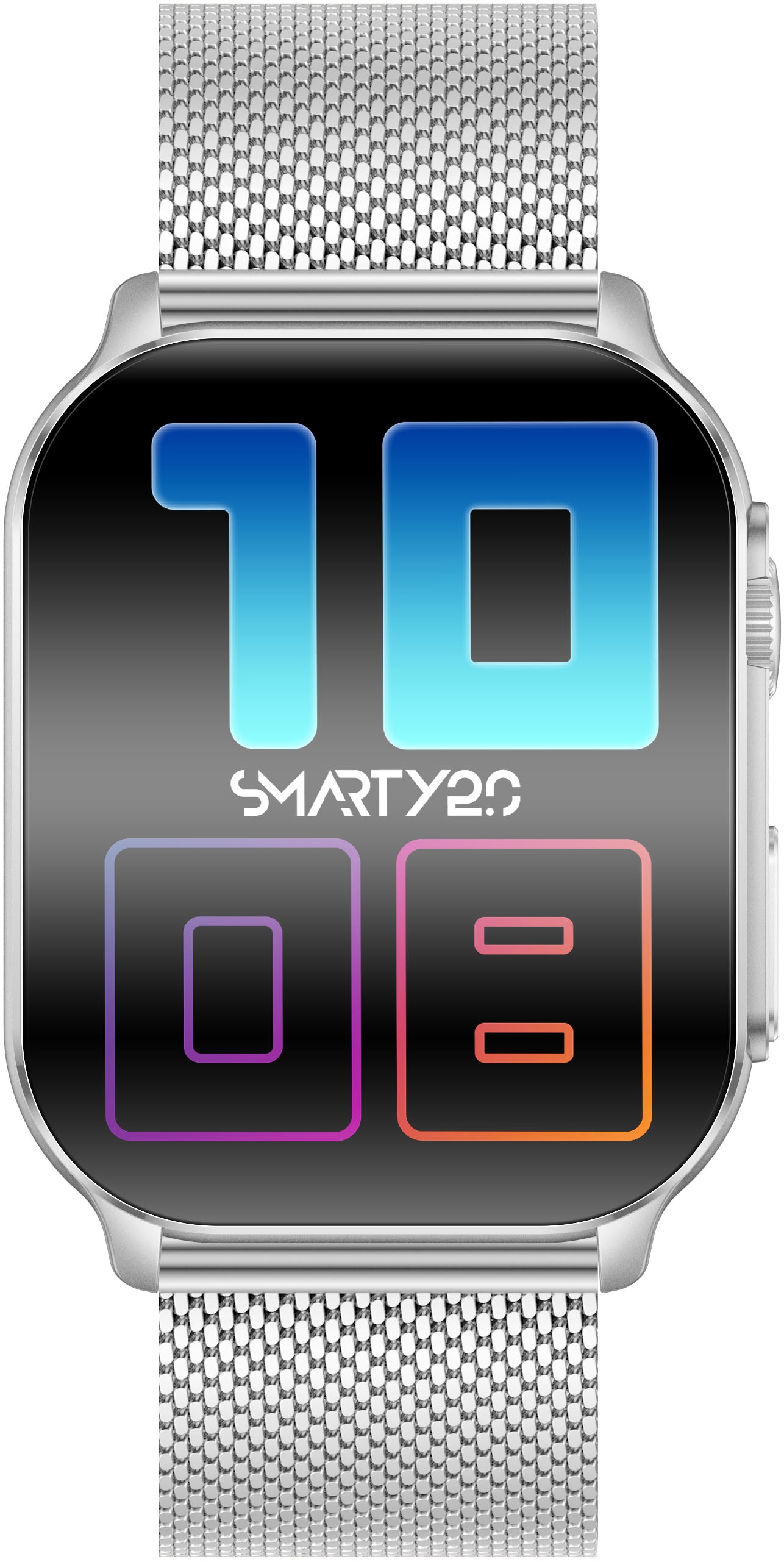 SMARTY 2.0 Smartwatch, Armbanduhr, Damenuhr, Herrenuhr, Android5.0+, Apple iOS 9.0+)