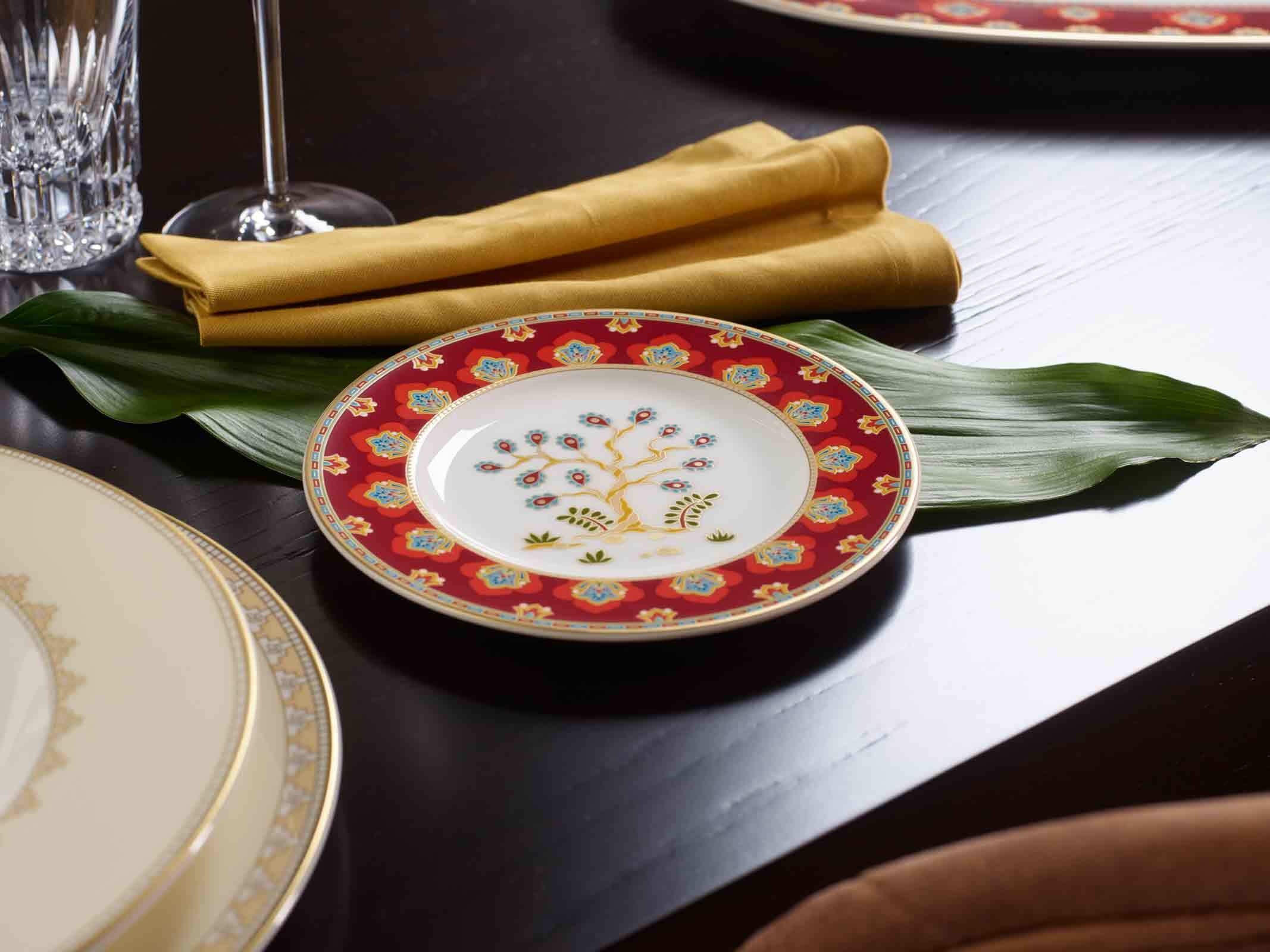 Villeroy & Boch Brotteller »Brotteller Samarkand Rubin ø 16,4 cm bunt« günstig online kaufen