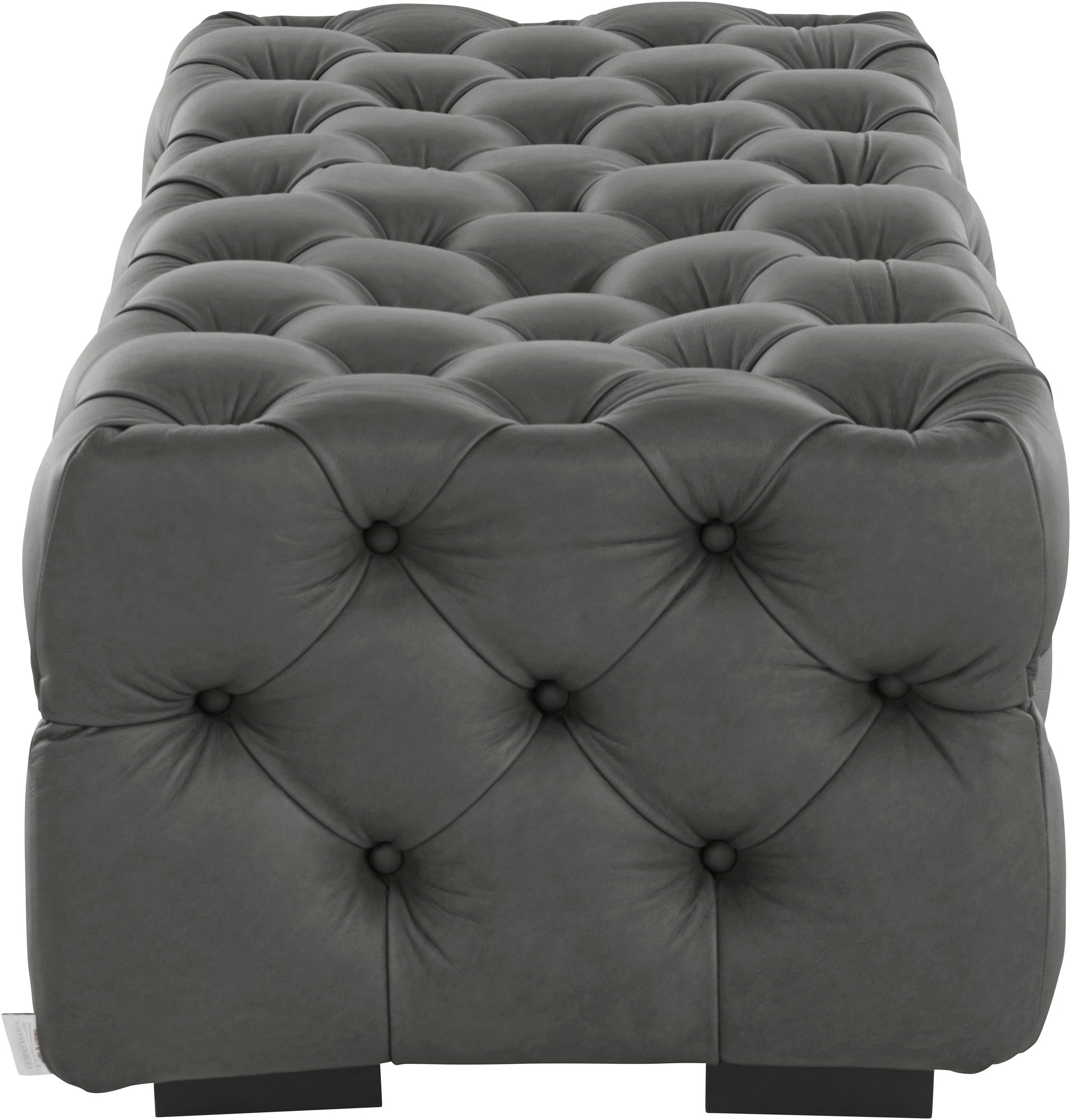 Guido Maria Kretschmer Home&Living Polsterhocker »Kalina«, mit klassischer Chesterfield-Knopfheftung