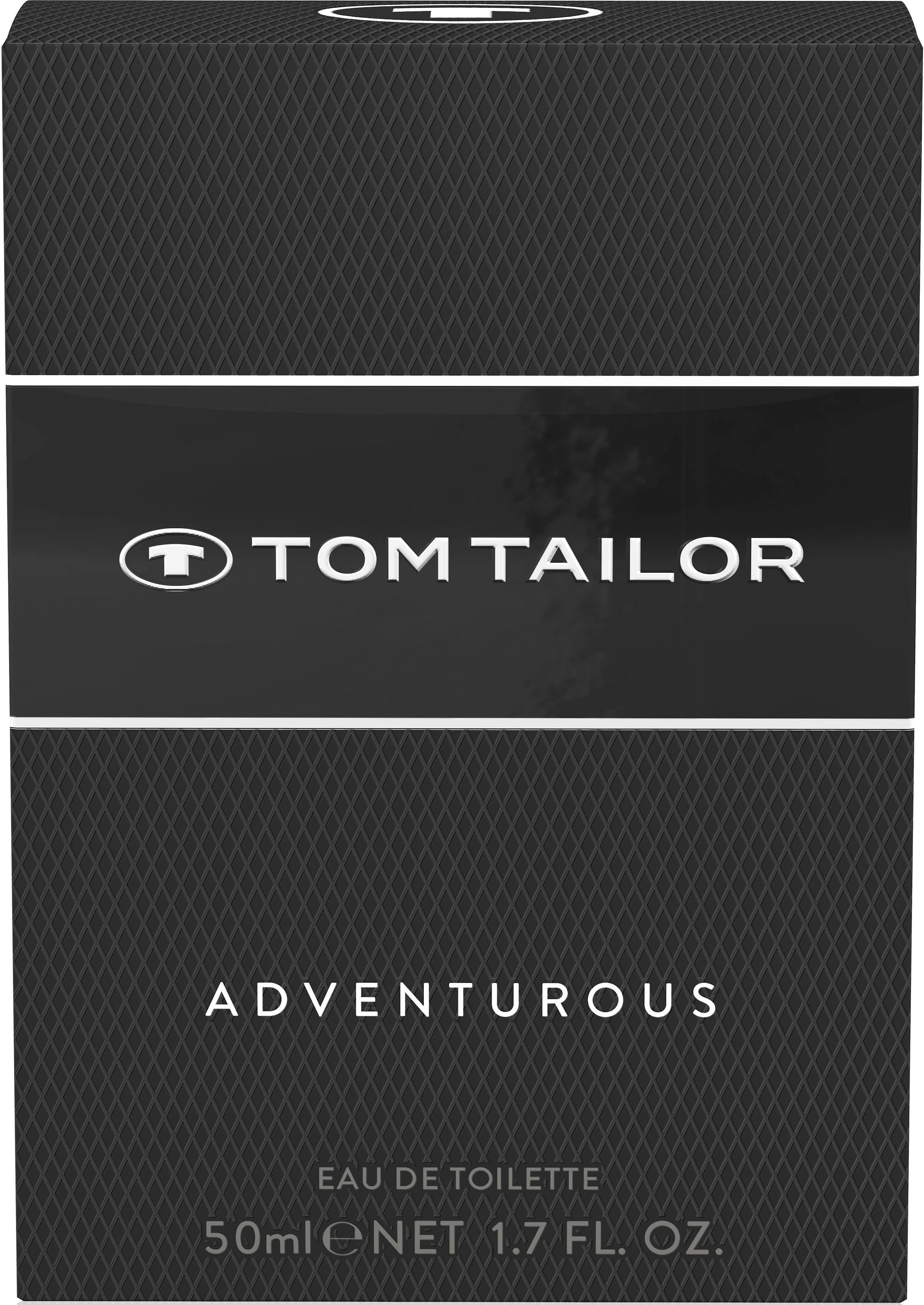 TOM TAILOR Eau de Toilette »Adventurous for him«, Holziger Duft mit Bergamotte, Mandarine, Lorbeer, Lavandin & Moschus.